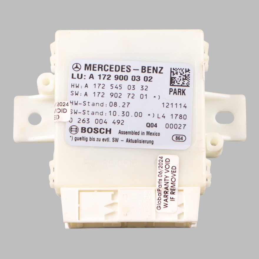 Mercedes R172 PDC Parkdistanzsensor Steuermodul Einheit A1729000302