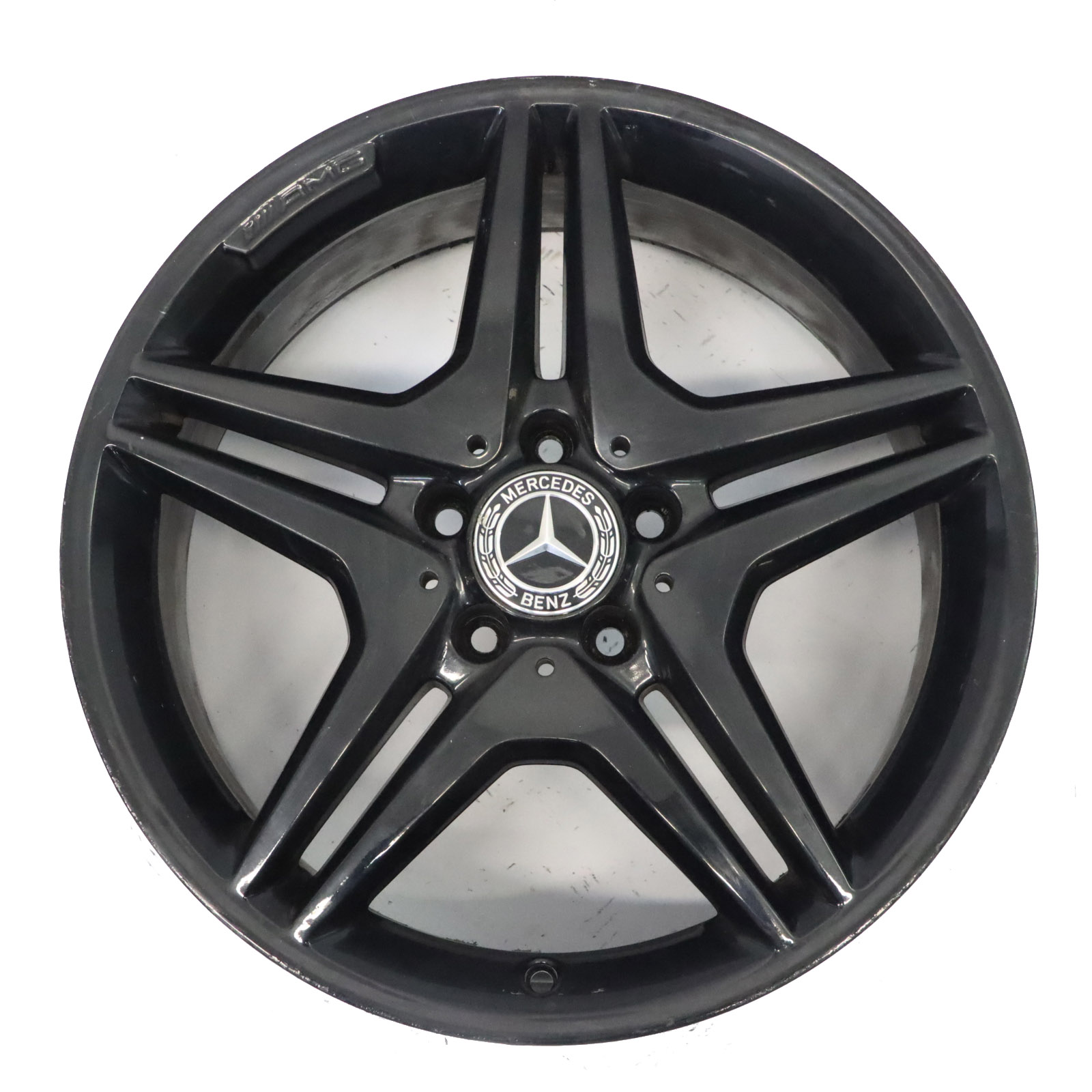 Mercedes W176 W246 AMG Wheel Alloy Rim 18" 5 Double Spoke ET:52 7.5J A1764010302