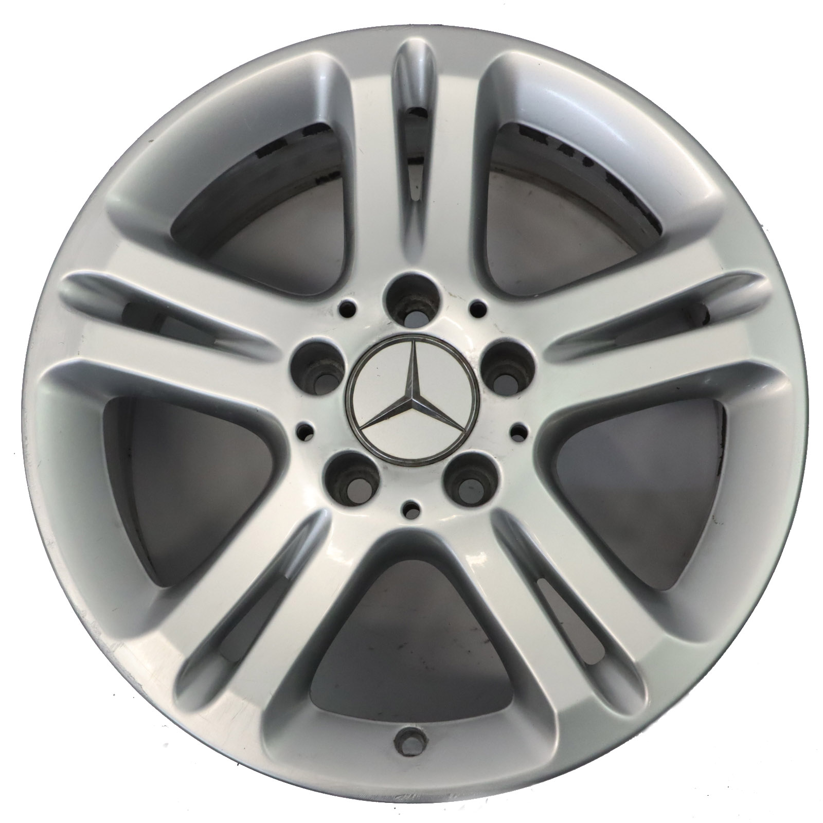 Mercedes W211 Silber Felge 16" 5 Doppel Speiche ET:42 7,5J A2114017102