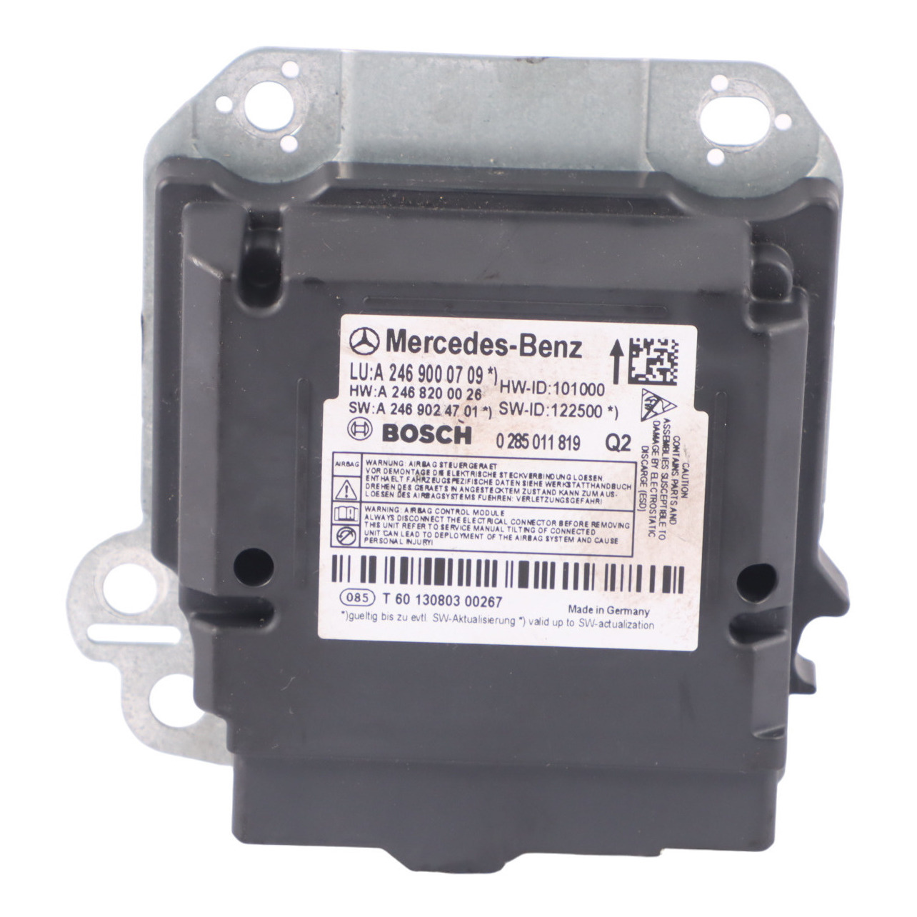 Mercedes W246 Luftmodul Steuergerät ECU Modul A2469000709