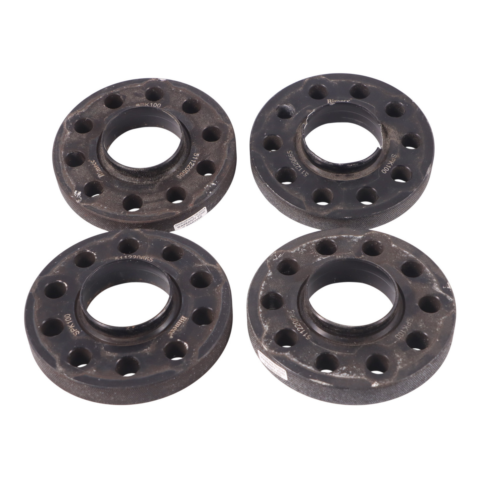 Bimecc Alloy Wheel Spacers Hubcentric Shims Audi 5x112 66.6mm 20mm Set SPK100