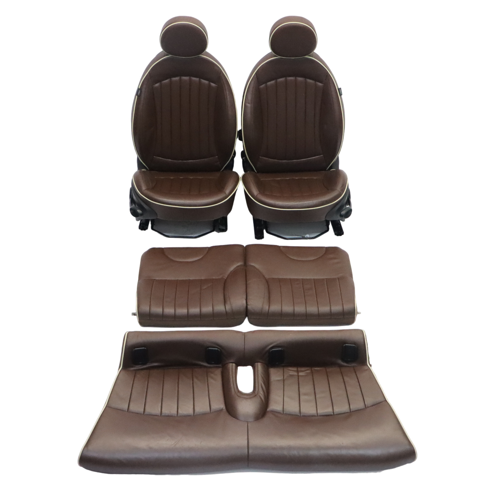 Mini R57 Cabrio Leder Sitze Sitz Sport Heiße Schokolade Set