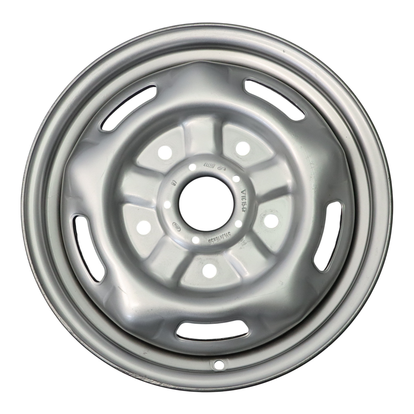 Ford Transit Silber Stahl Felge 16" ET:56 5.5J YC15-CF