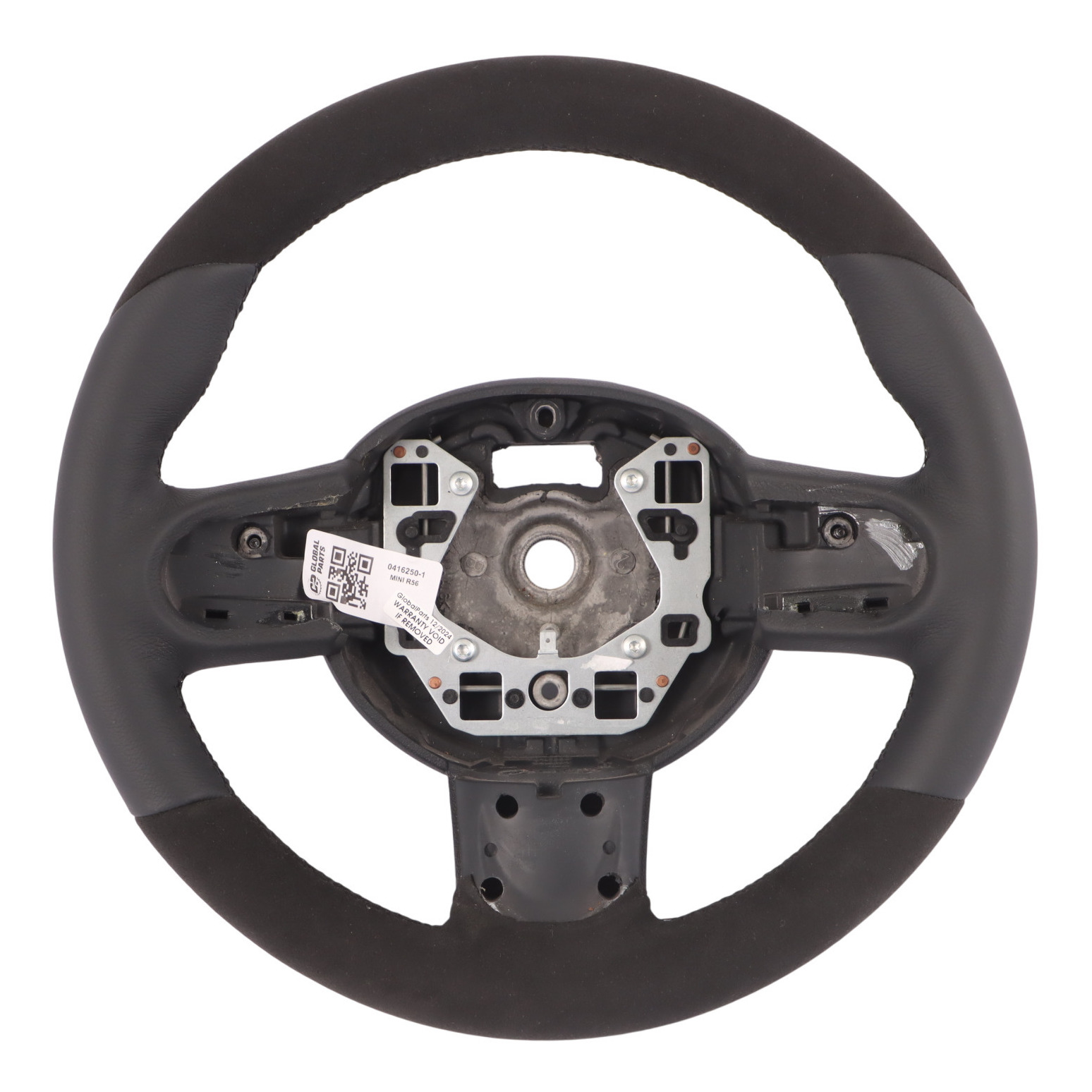 Steering Wheel Mini R55 R56 R57 R58 R60 JCW Sport NEW Black Leather Alcantara