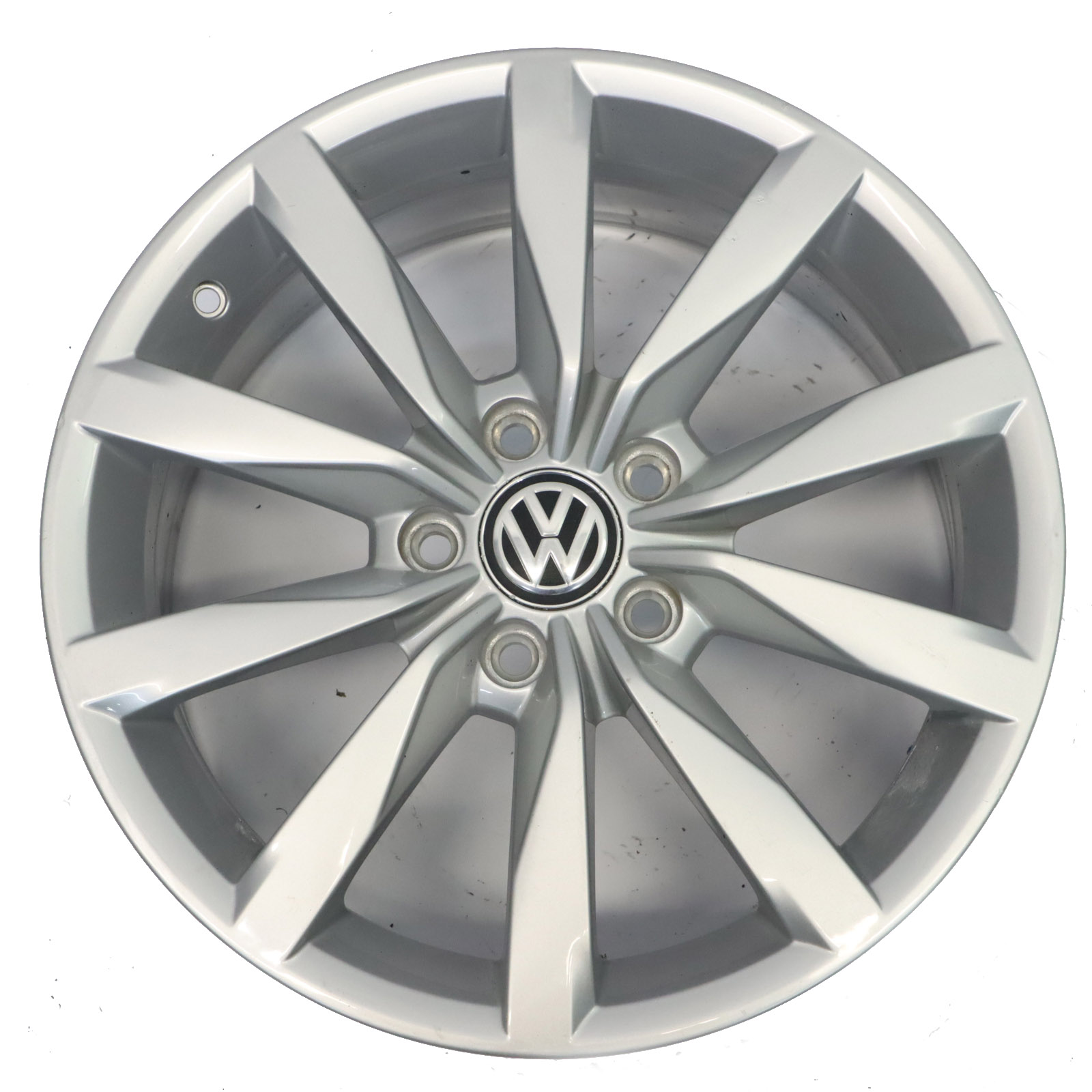 Volkswagen Golf Mk7 Silver Alloy Wheel Rim 17" 7J  ET49 5G0601025CH