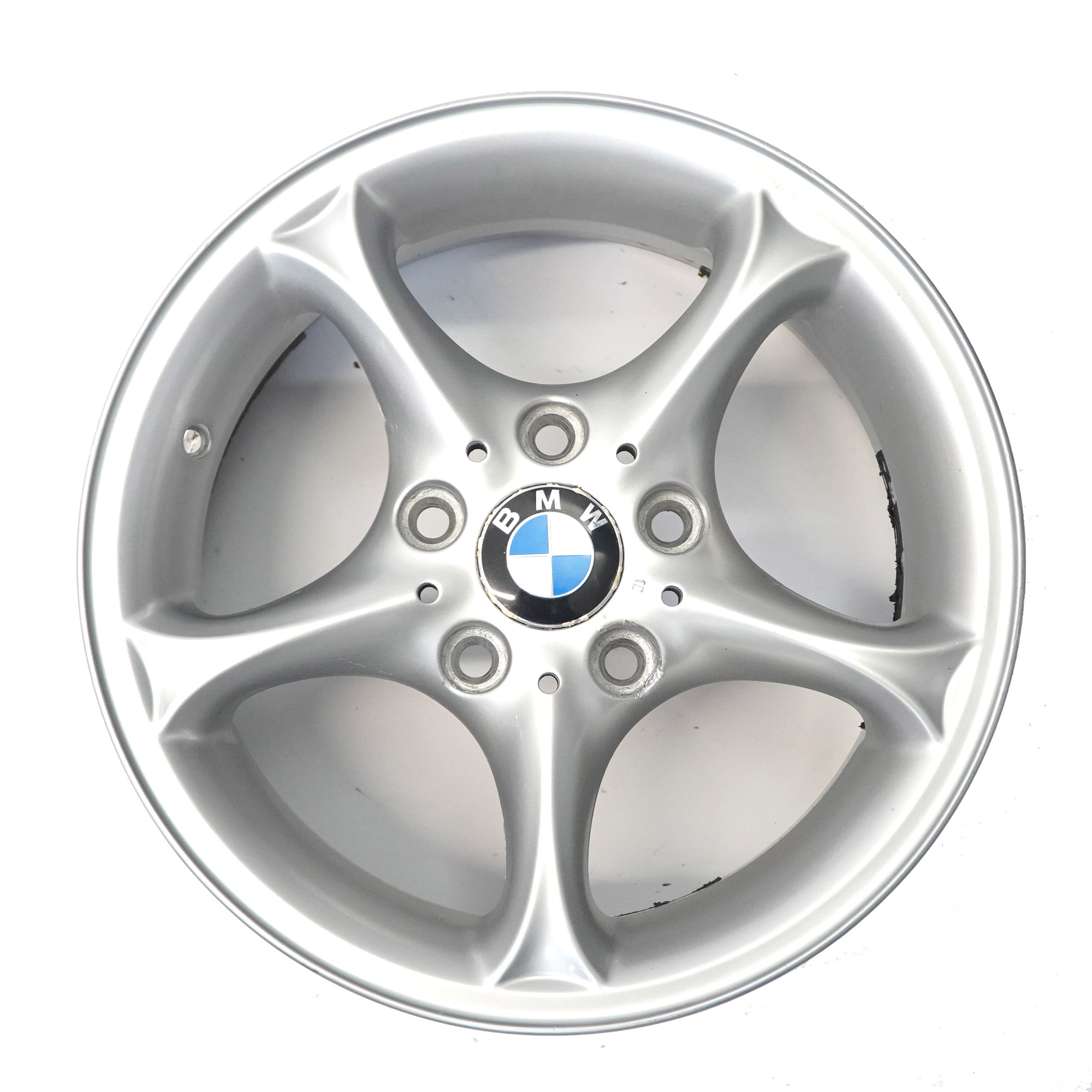 BMW Z4 E85 Silver Wheel Alloy Rim 16" 7J ET:47 Star Spoke 6758187