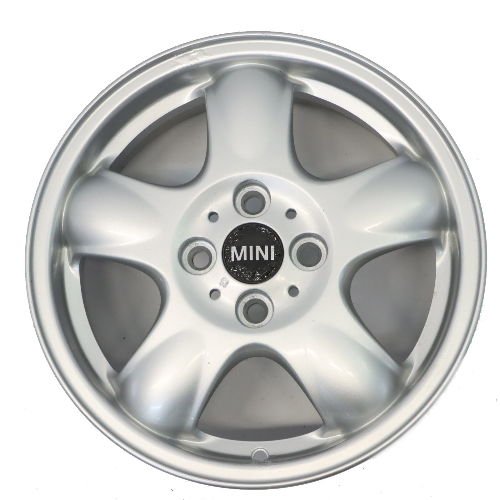 Mini Cooper R50 R56 Alu Felge Alufelge Silber 15" 5 Star Spooler 100 6768498