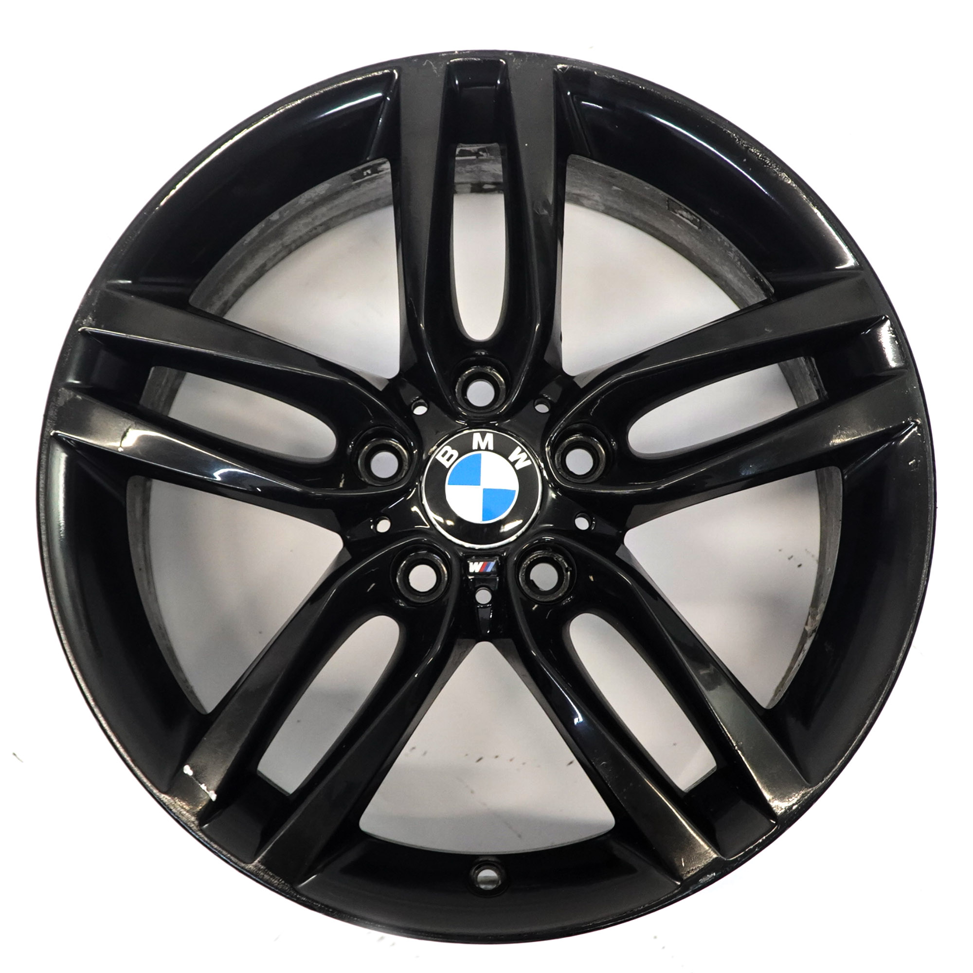 BMW F20 F21 Black Alloy Wheel Rim 18" 7,5J ET:45 M Double Spoke 461 7846784