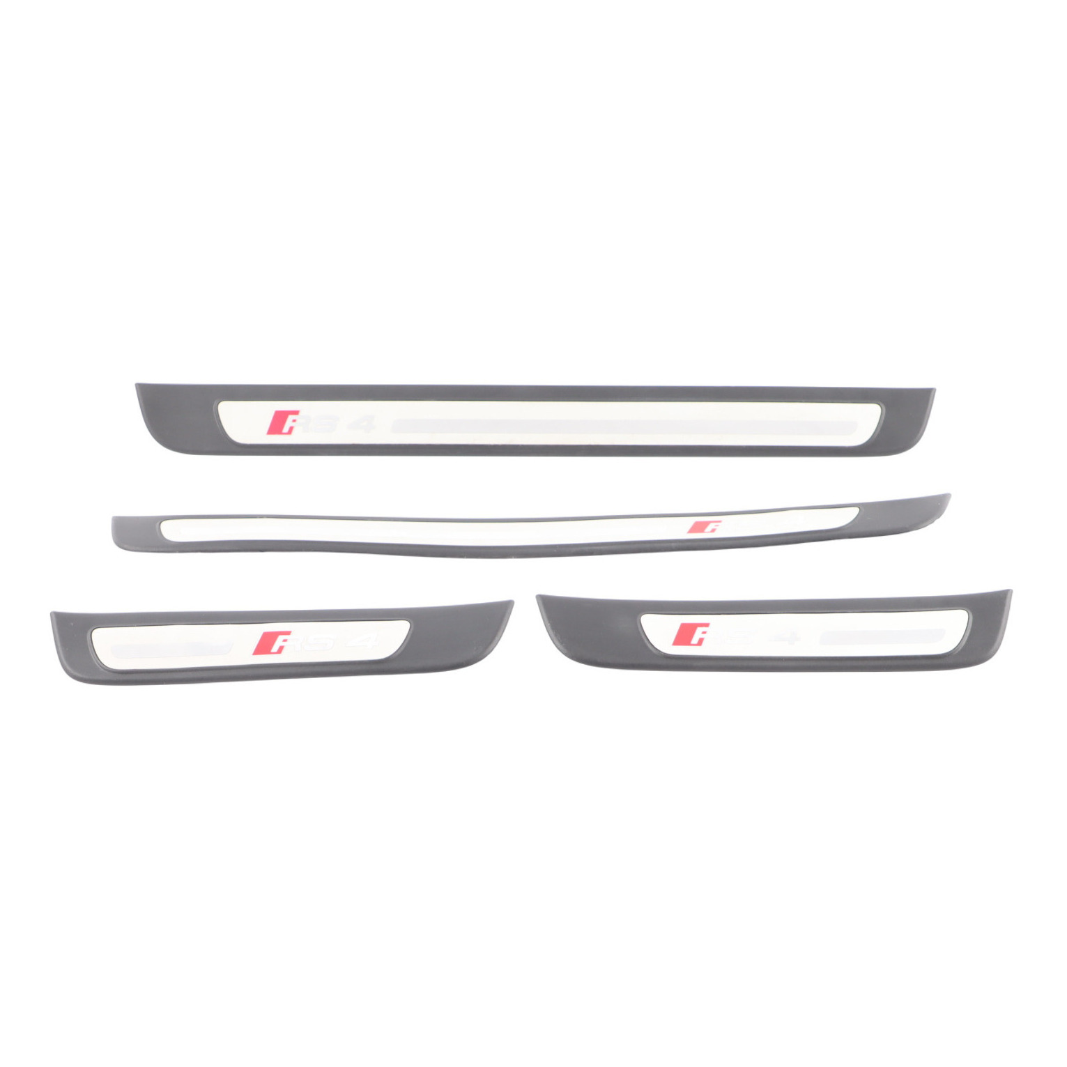 Audi RS4 B8 Front Rear Entrance Sill Trim Plate Left Right N/O/S Set 8K0853374A