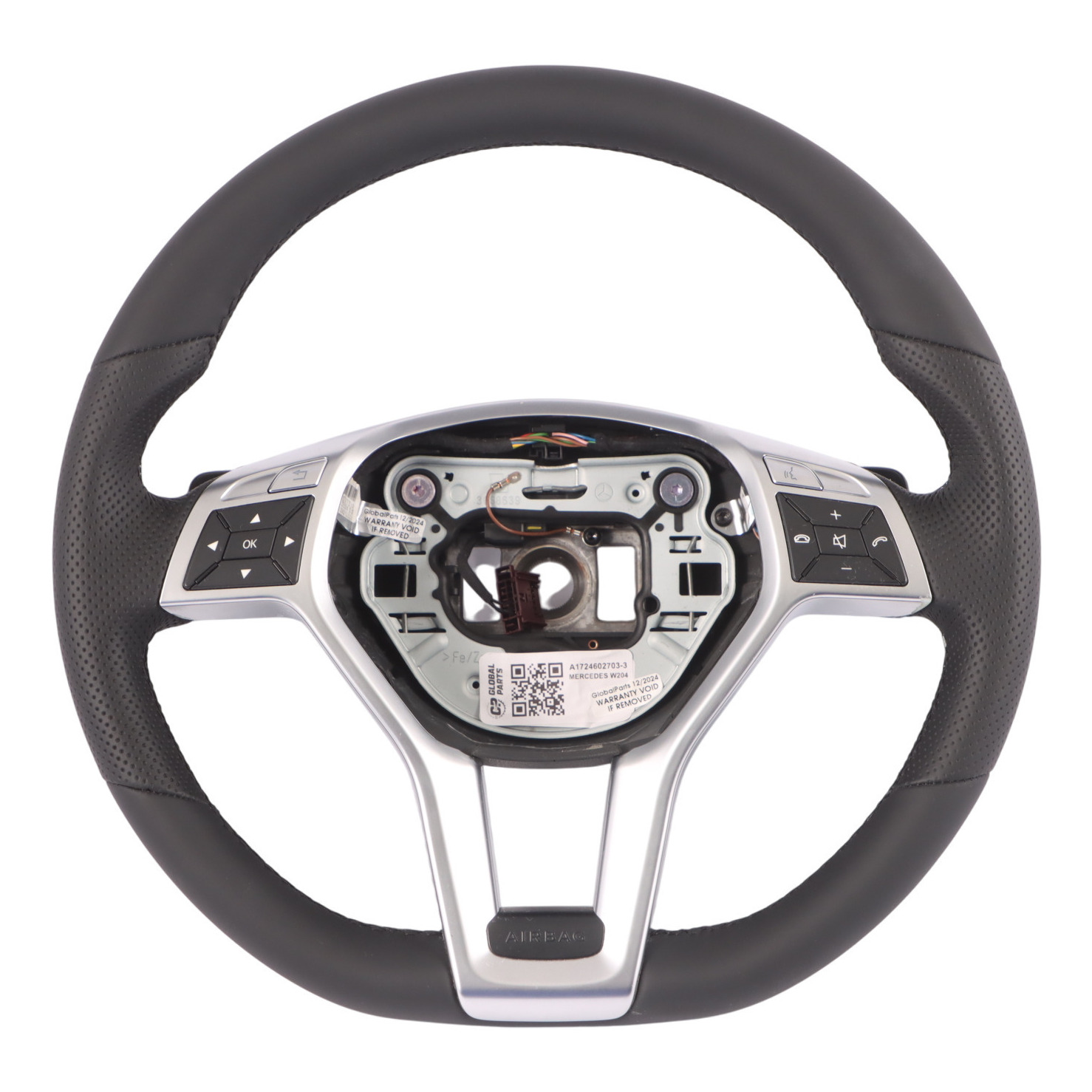 Steering Wheel Mercedes W204 W207 W212 W218 NEW Black Leather Sport Paddle Shift