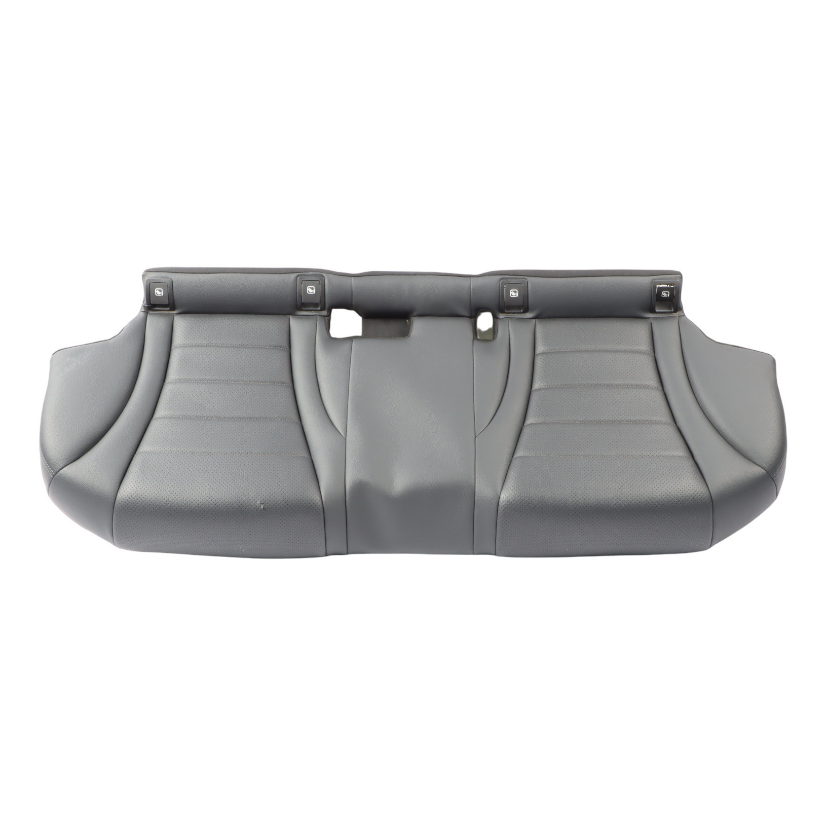 Mercedes W205 Rücksitzbank Couchverkleidung Trim Schwarz Kunstleder A2059200650