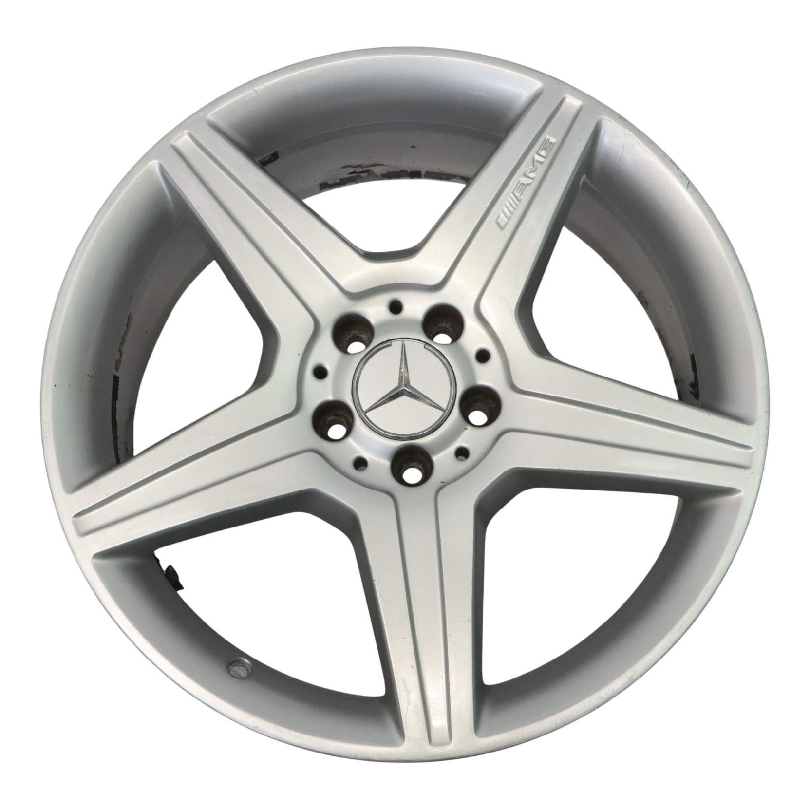 Mercedes W221 AMG Vorne Silber Leicht Metall Felge 19" 8.5J ET43 A2214016002