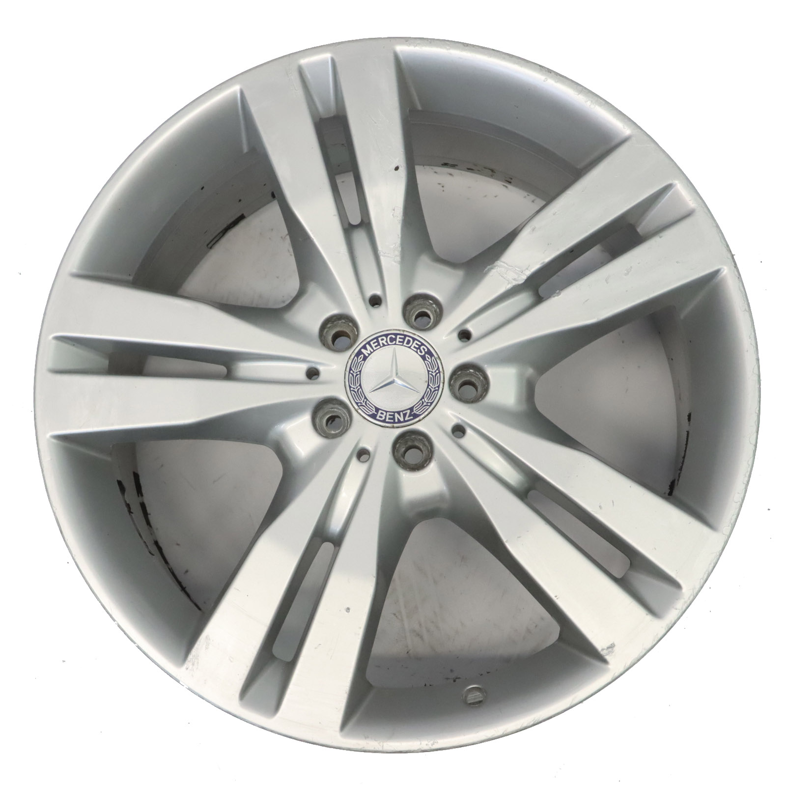 Mercedes W251 Silver Wheel Alloy Rim 20" 5 Double Spoke ET:60 8,5J A2514014002