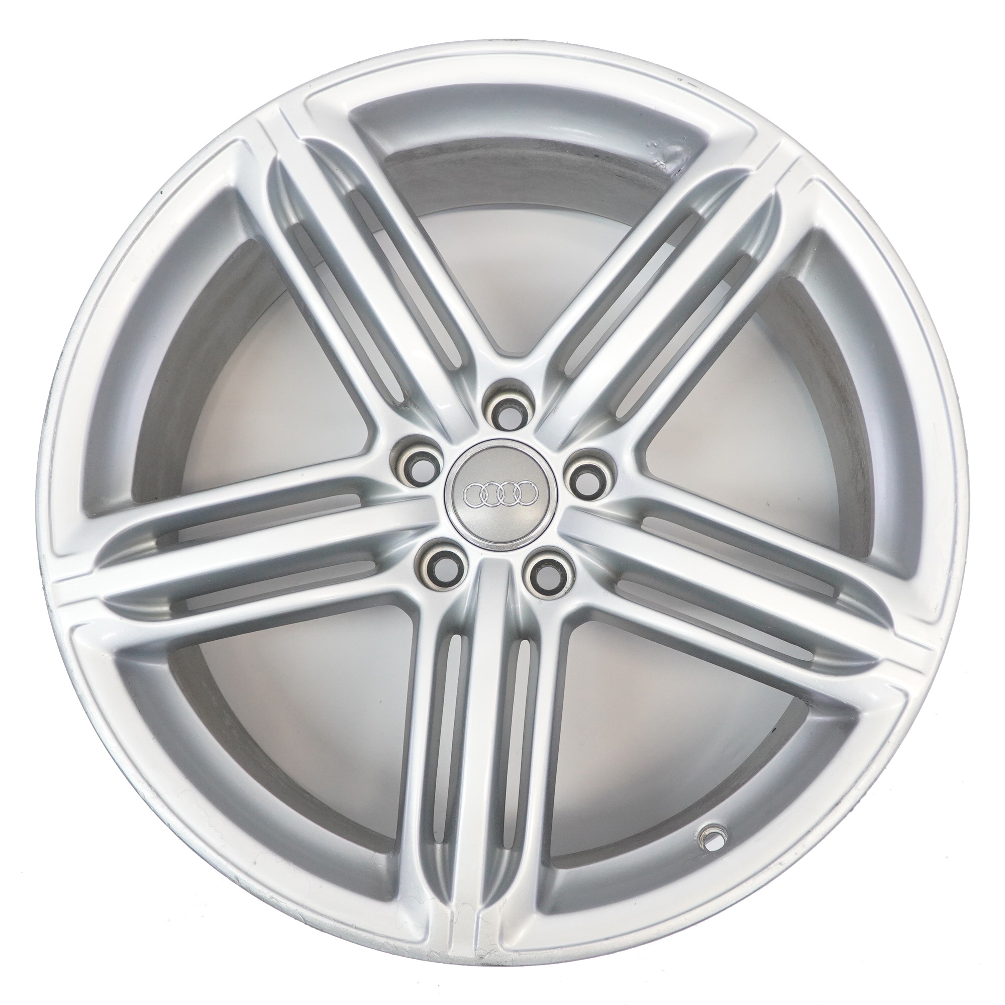 Audi A7 4G A8 4H Silver Wheel Alloy Rim 20" 9J ET:37 Star Spoke 4H0601025T