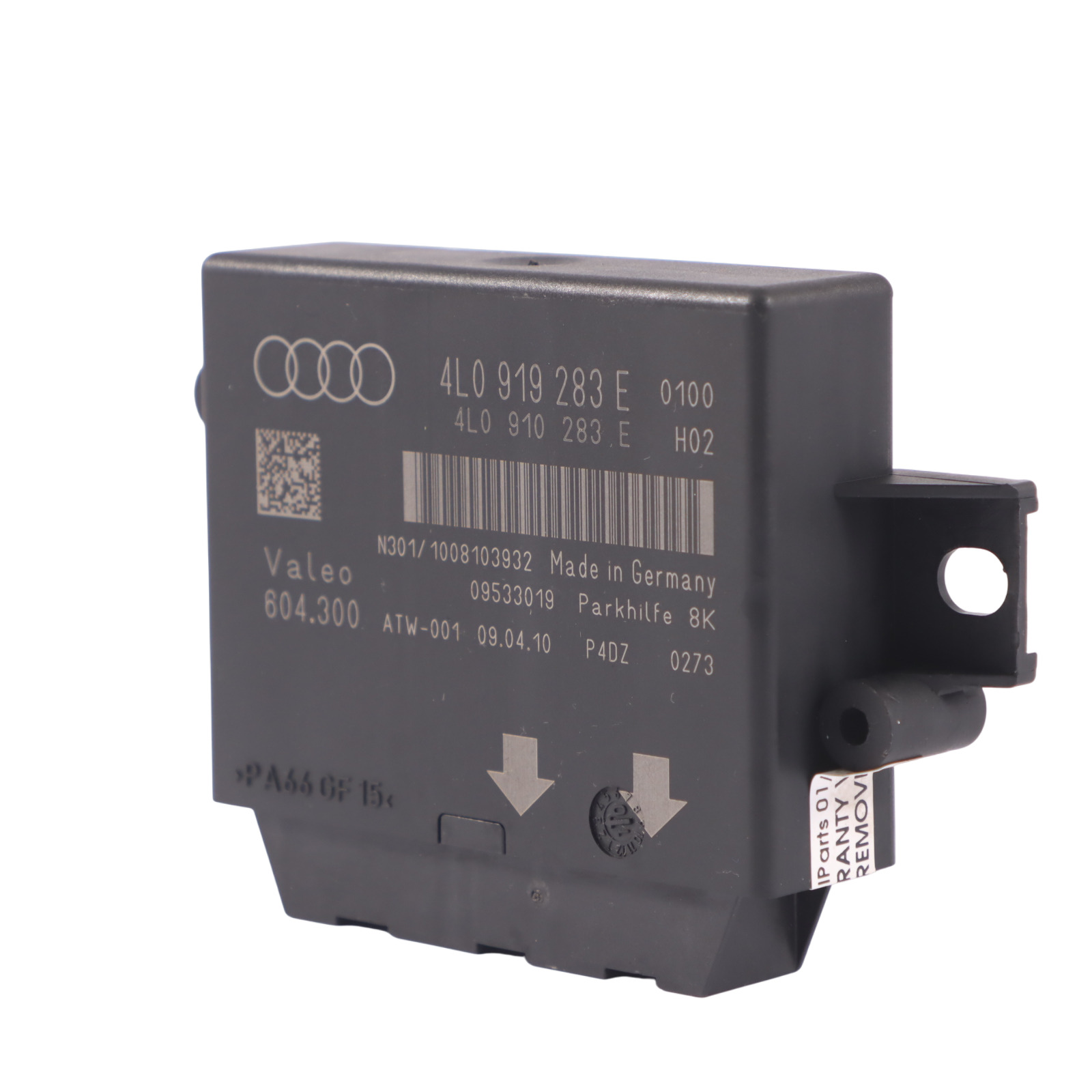 Audi Q7 4L PDC Sensor Distancia Aparcamiento Módulo Control Unidad 4L0919283E