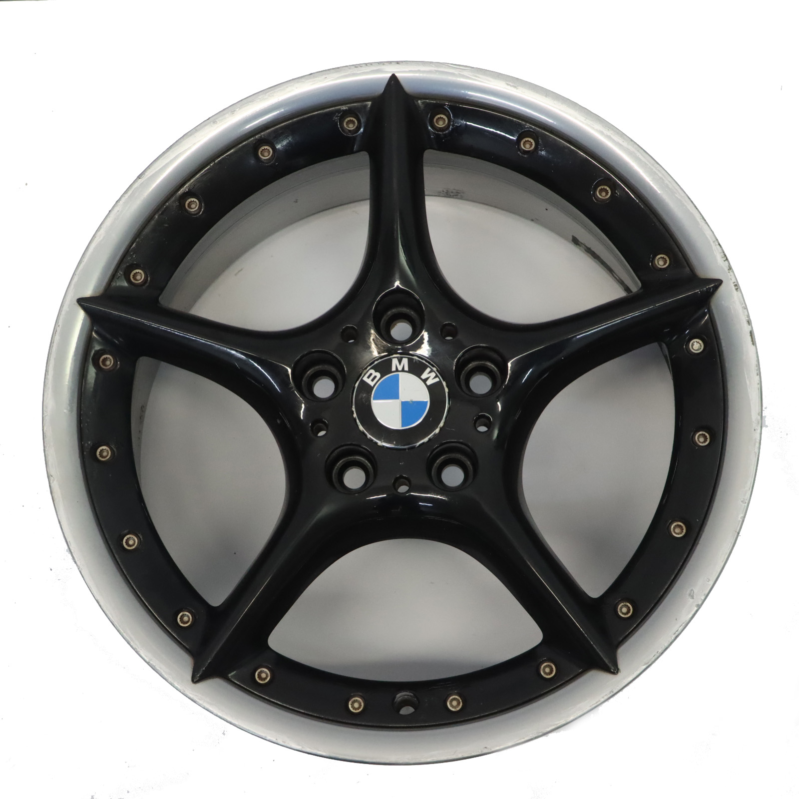 BMW Z4 E85 E86 Black Front Wheel Alloy Rim 18" ET:47 8J Star Spoke 108 6758194