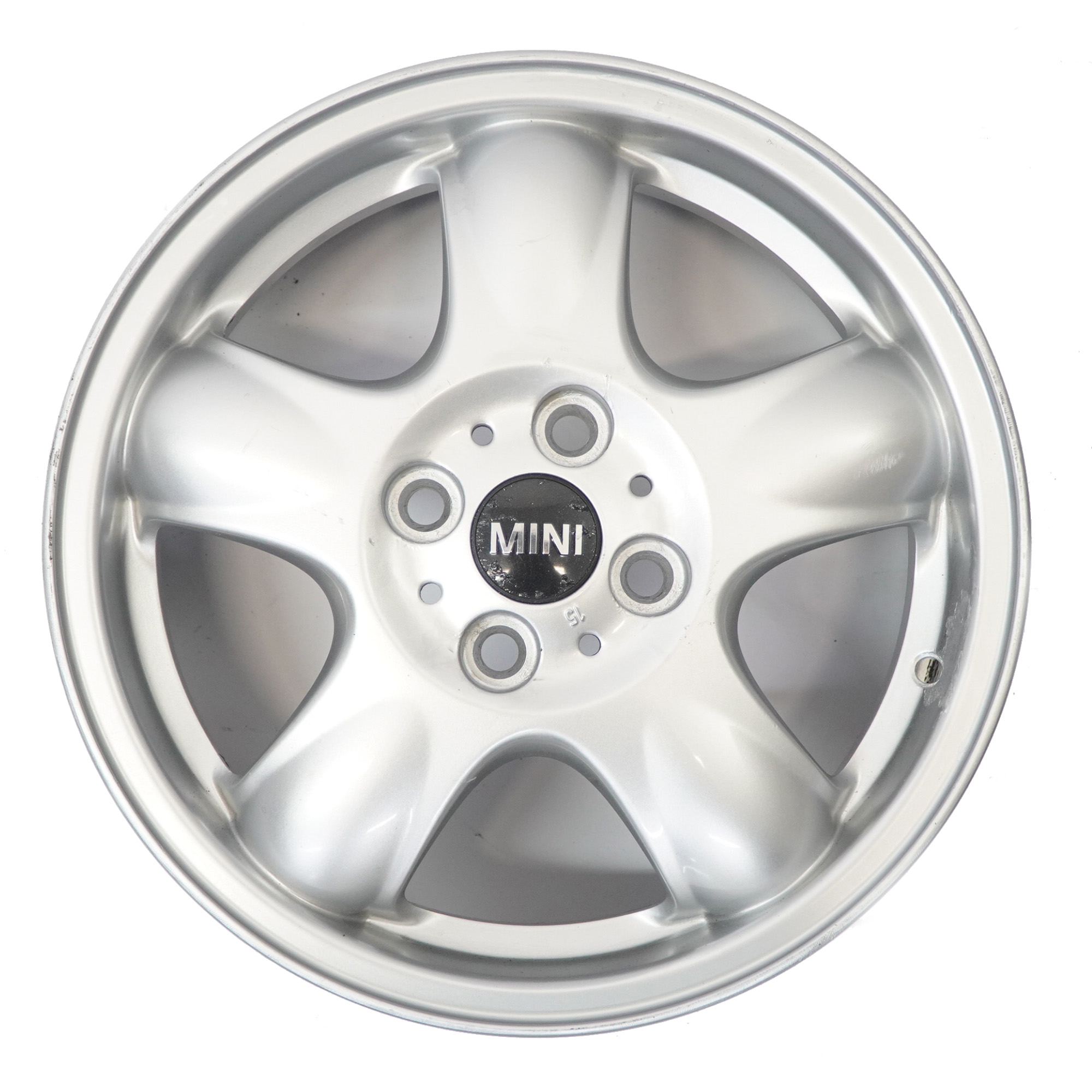 Mini Cooper R50 R56 Alu Felge Alufelge Silber 15" 5 Star Spooler 100 6768498