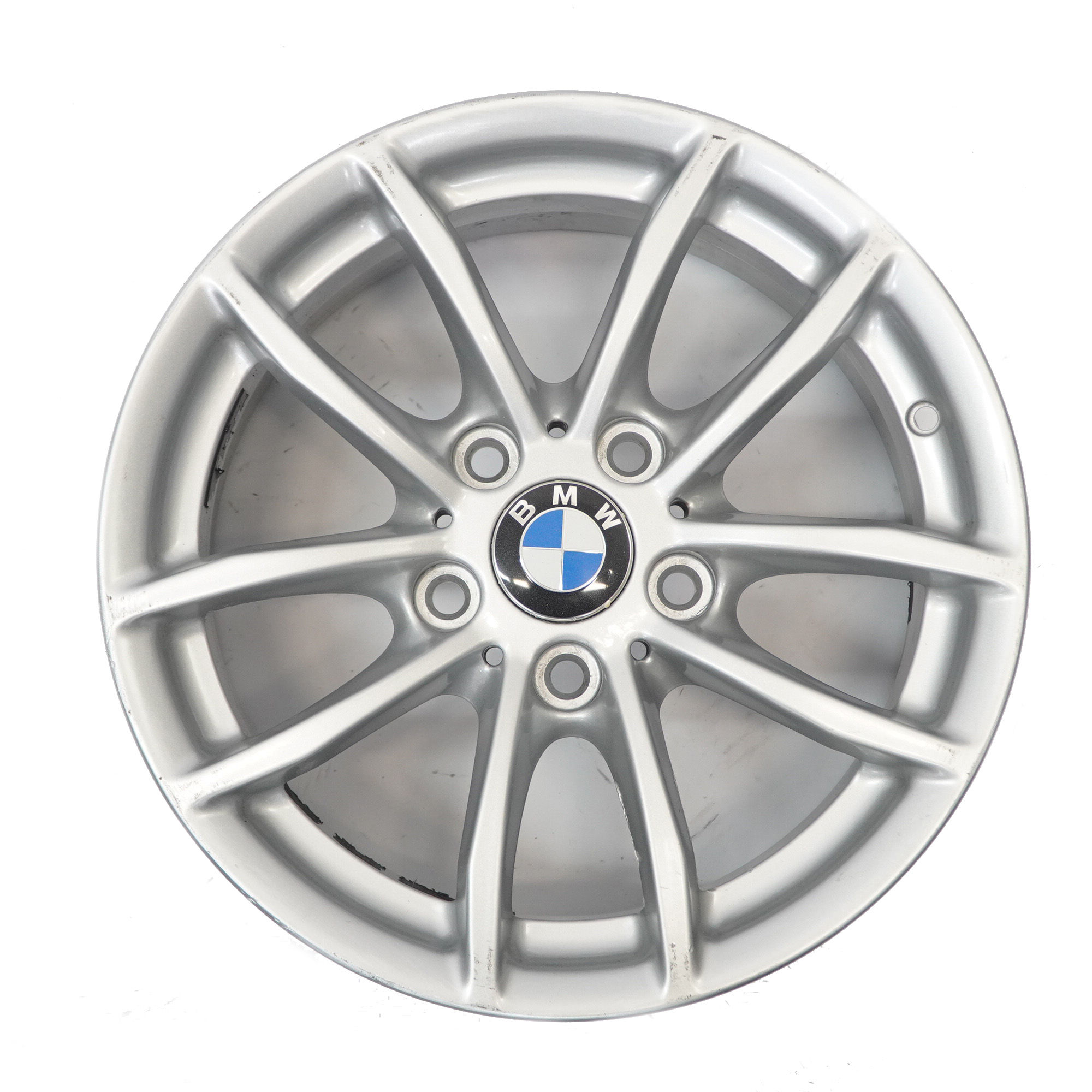 BMW F20 F21 F22 Silber Alu Felge Alufelge 16" V-Speiche 378 7J 6796202 ET:40