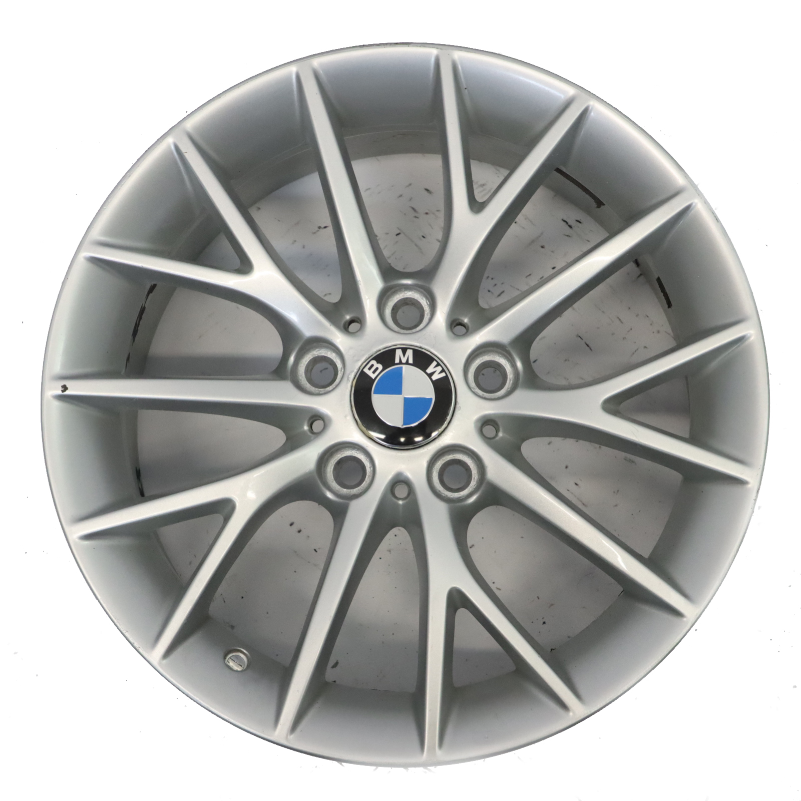 BMW F20 F21 F22 Silberne Leicht metall felge 17" 7J ET:40 Y-Speiche 380 6796205