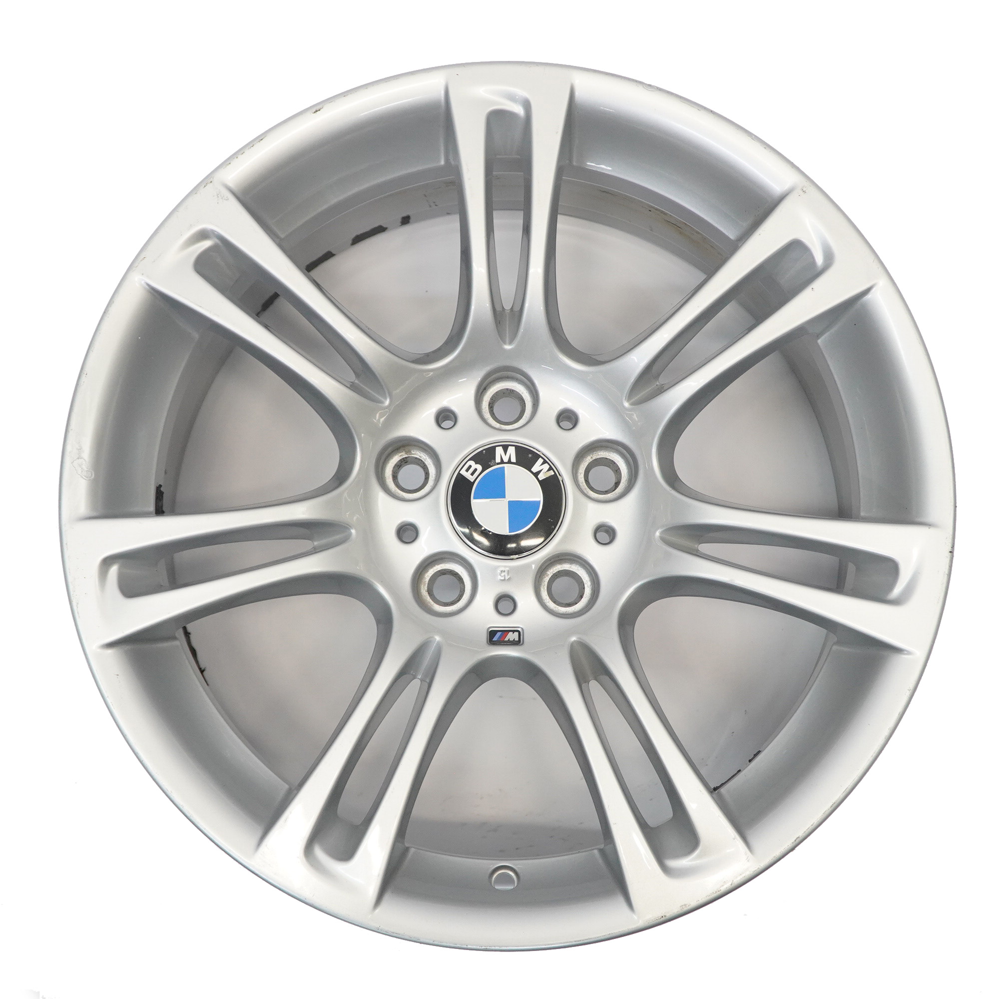 BMW 5 6 F10 F11 F12 Silber Felge Alufelge Rad M Doppelspeiche 350 8J 18" ET:30