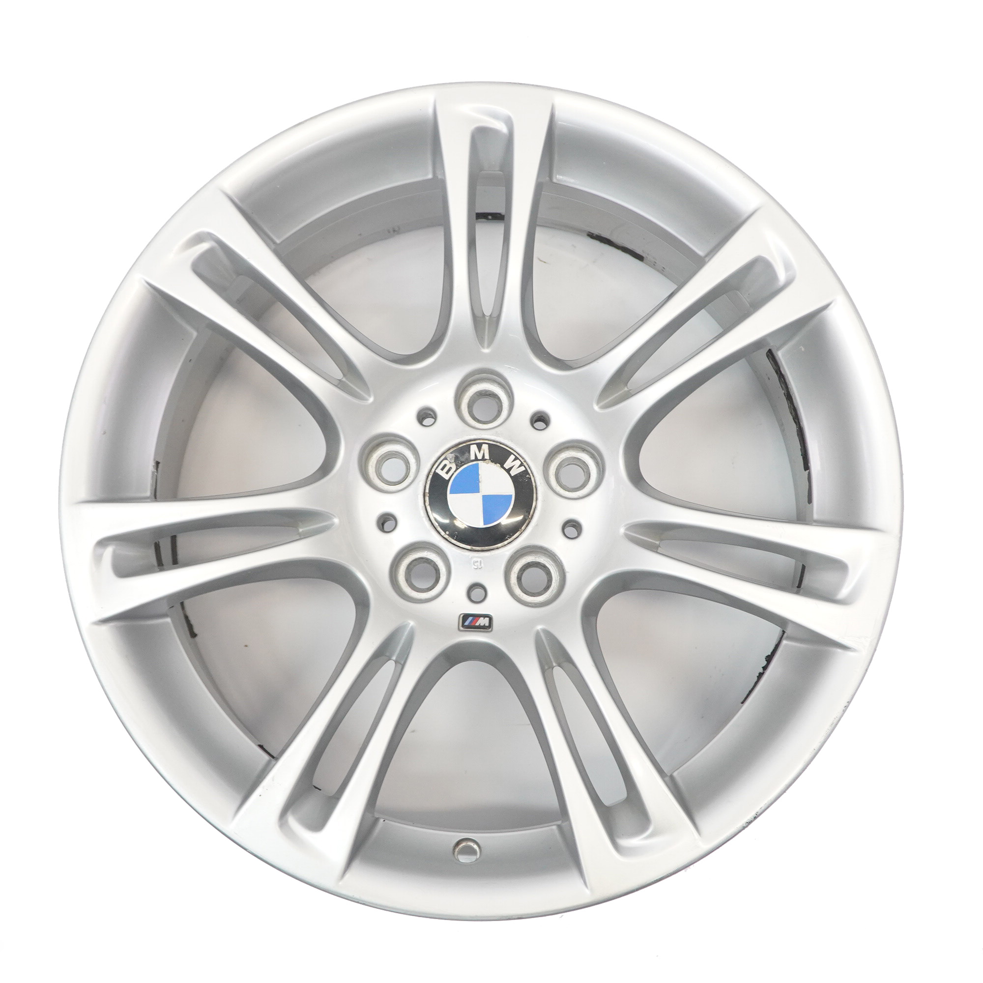 BMW F10 F11 F12 Silver Wheel Alloy Rim M Double Spoke 350 8J 18" ET:30 7842650