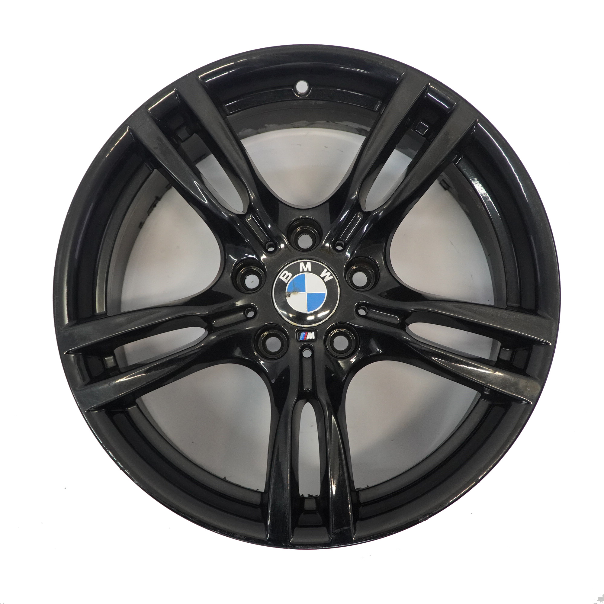 BMW F30 F31 F32 F33 Schwarz Alu Felge Alufelge 18" M Sternspeiche 400 8J ET:34