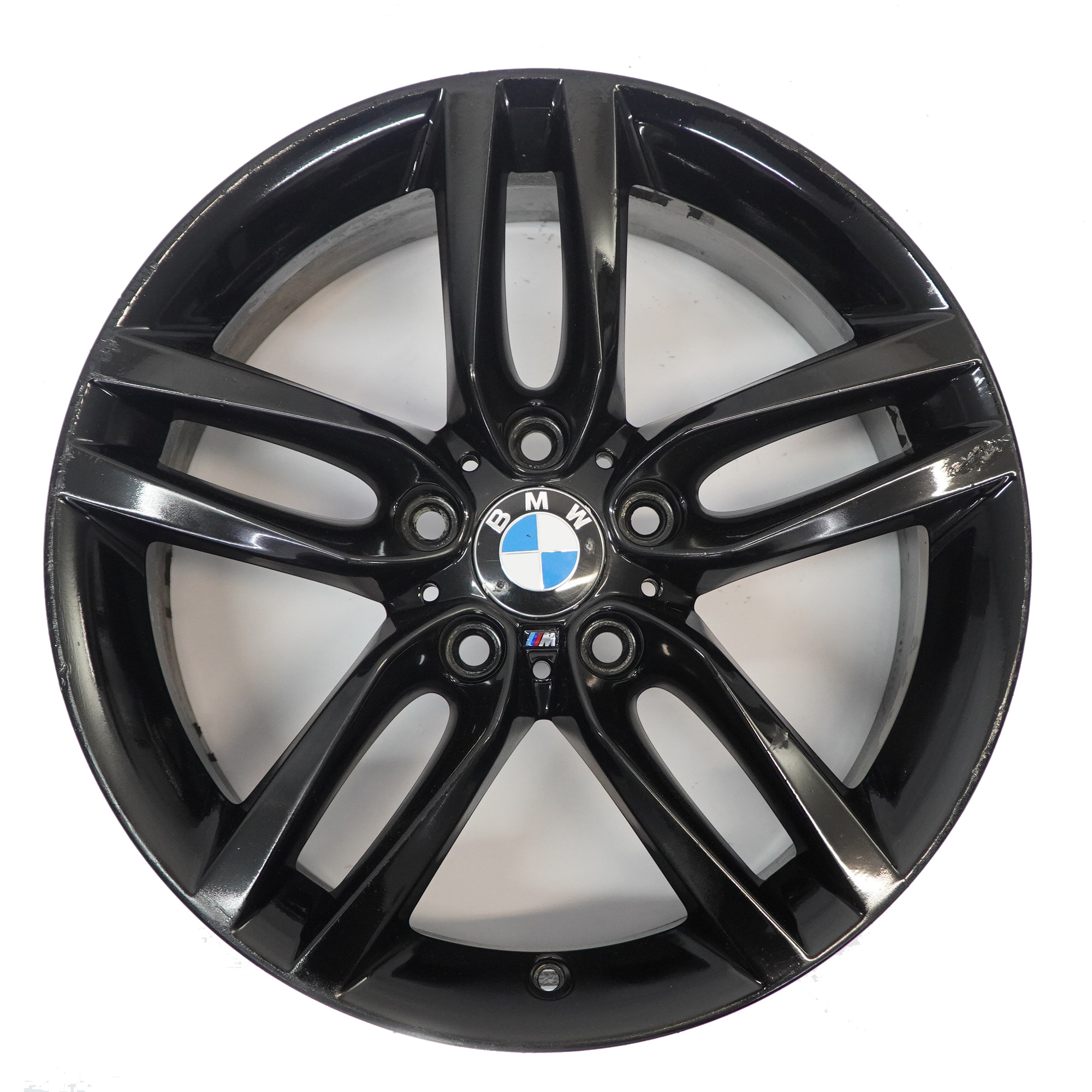 BMW F20 F21 Schwarz Leichtmetallfelge 18" 7,5J ET:45 M Doppelspeiche 461 7846784