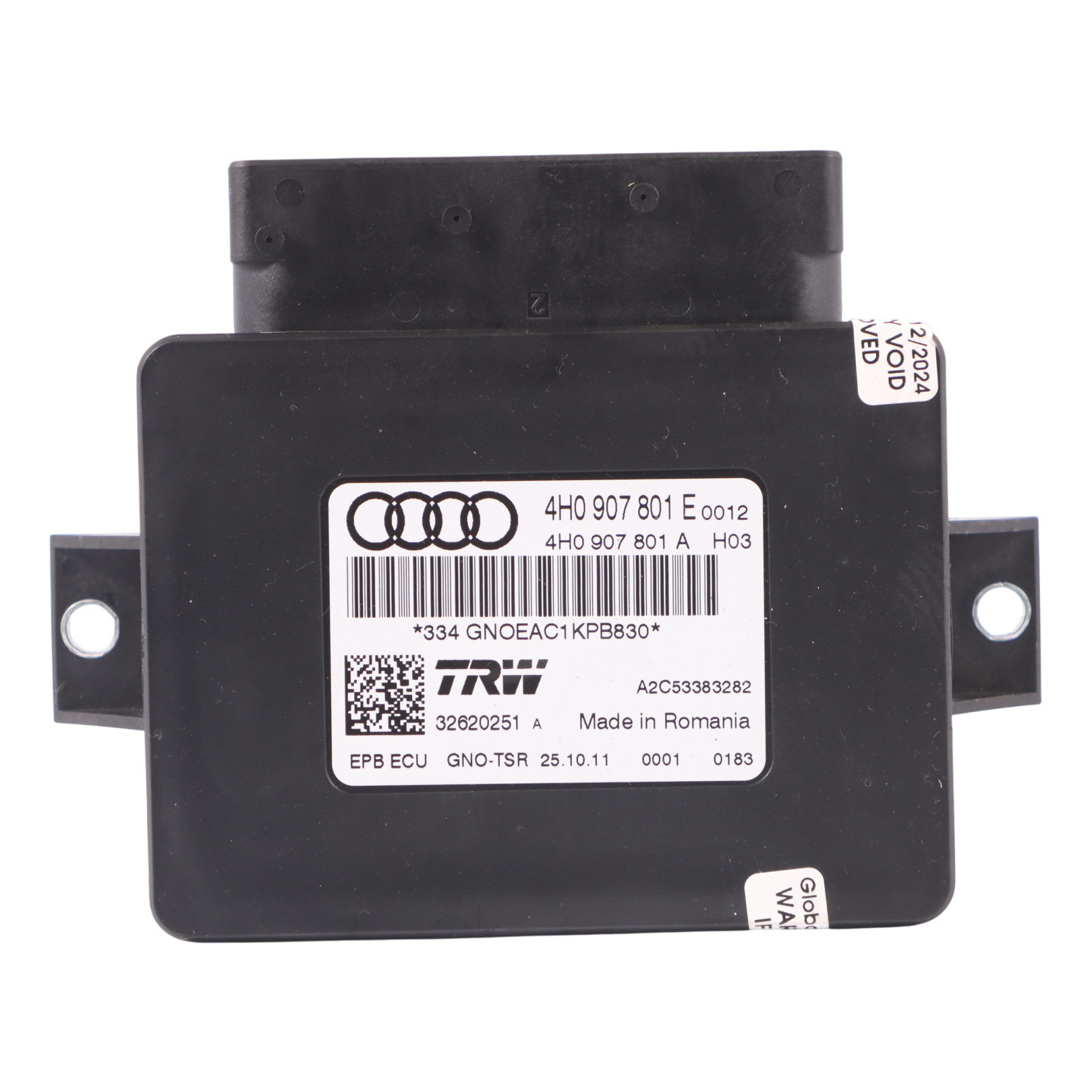 AUDI A7 4G8 Elektrische Handbremse Steuermodul TRW 4H0907801E 4H0907801A