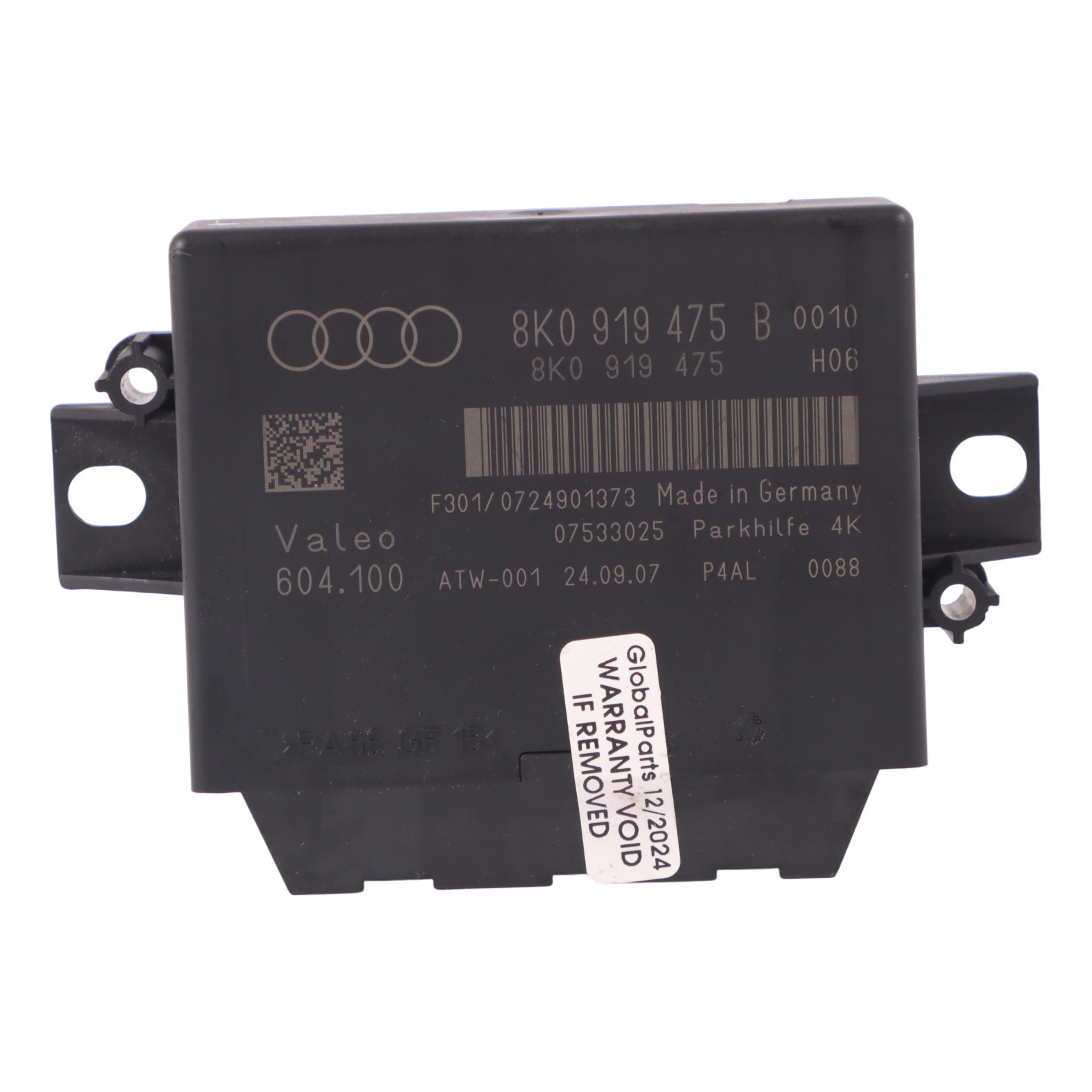 Audi A5 8T Aide au stationnement PDC Module de contrôle de distance 8K0919475B