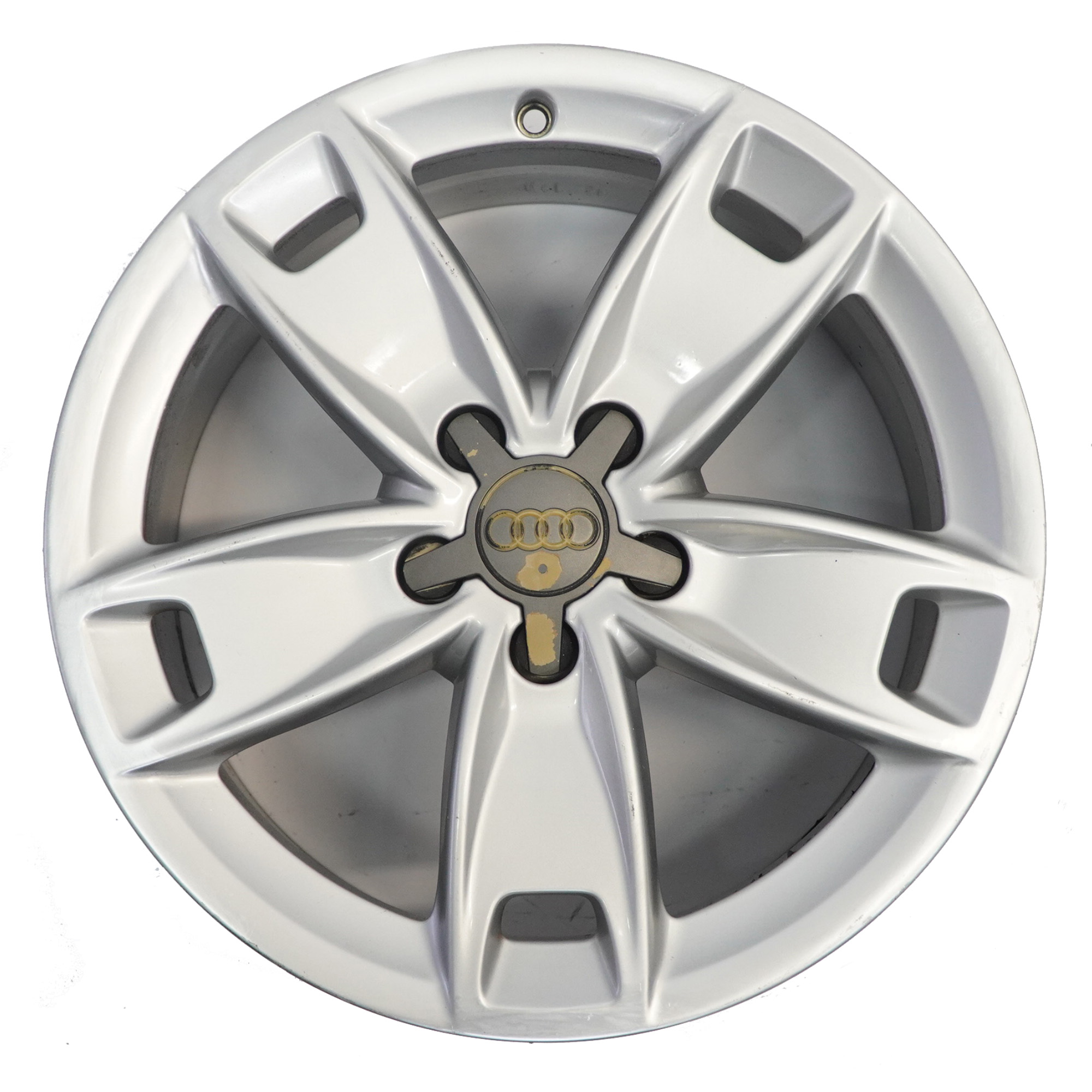 Audi A3 8P Silberne Leichtmetallfelge 17" 7,5J ET:56 Sternspeiche 8P0601025BL