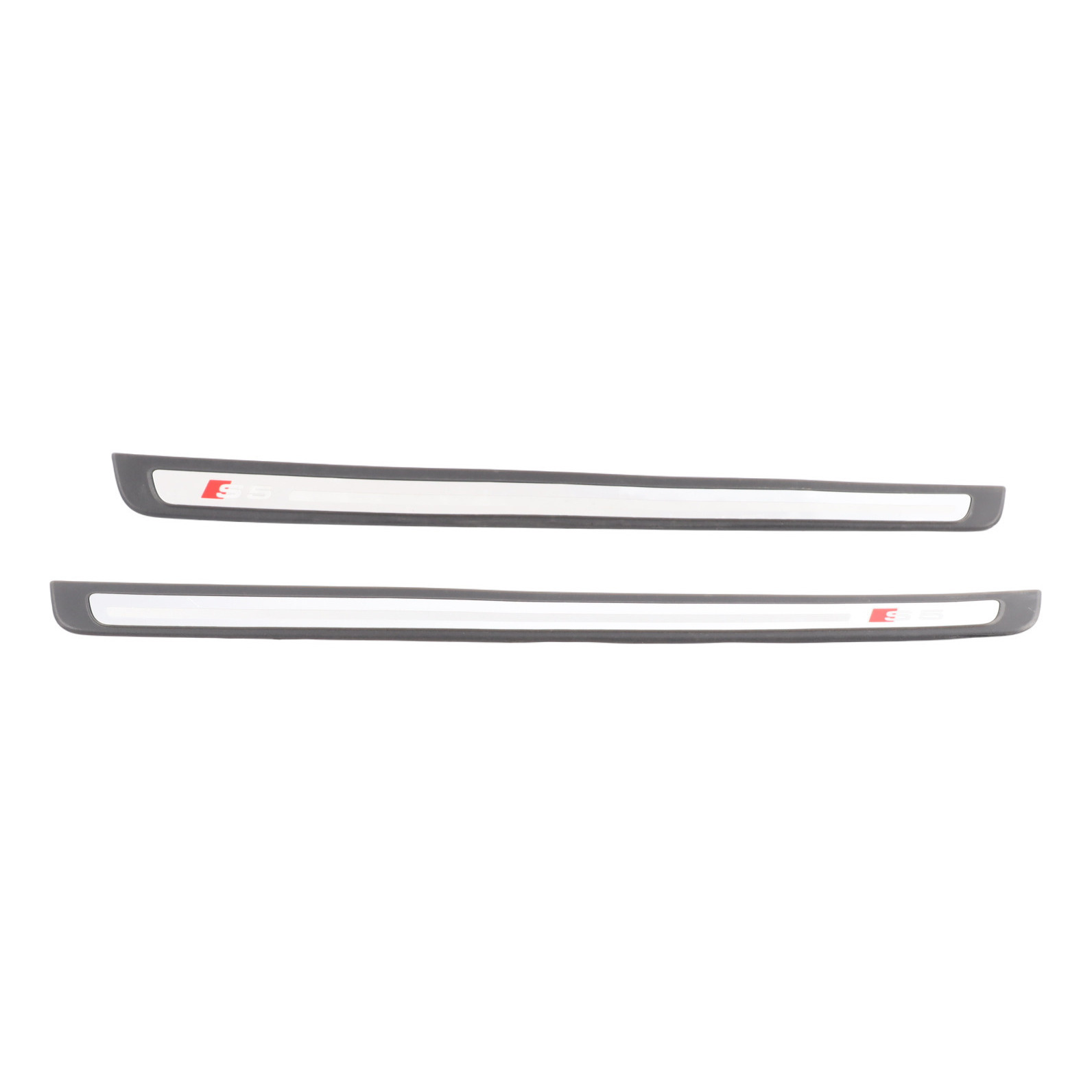 Audi S5 8T Door Sill Cover Plate Moulding Strip Trim Front Set 8T0853374