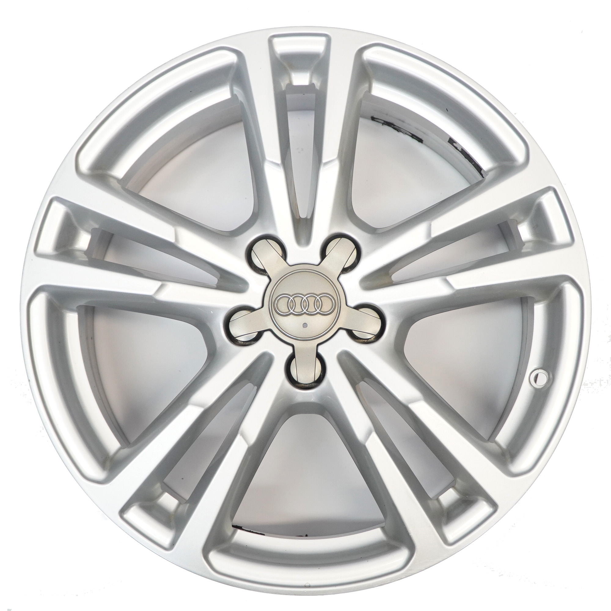 Audi Q3 8U Silver Wheel Alloy Rim 18" 7J ET:43 Double Star Spoke 8U0601025AJ