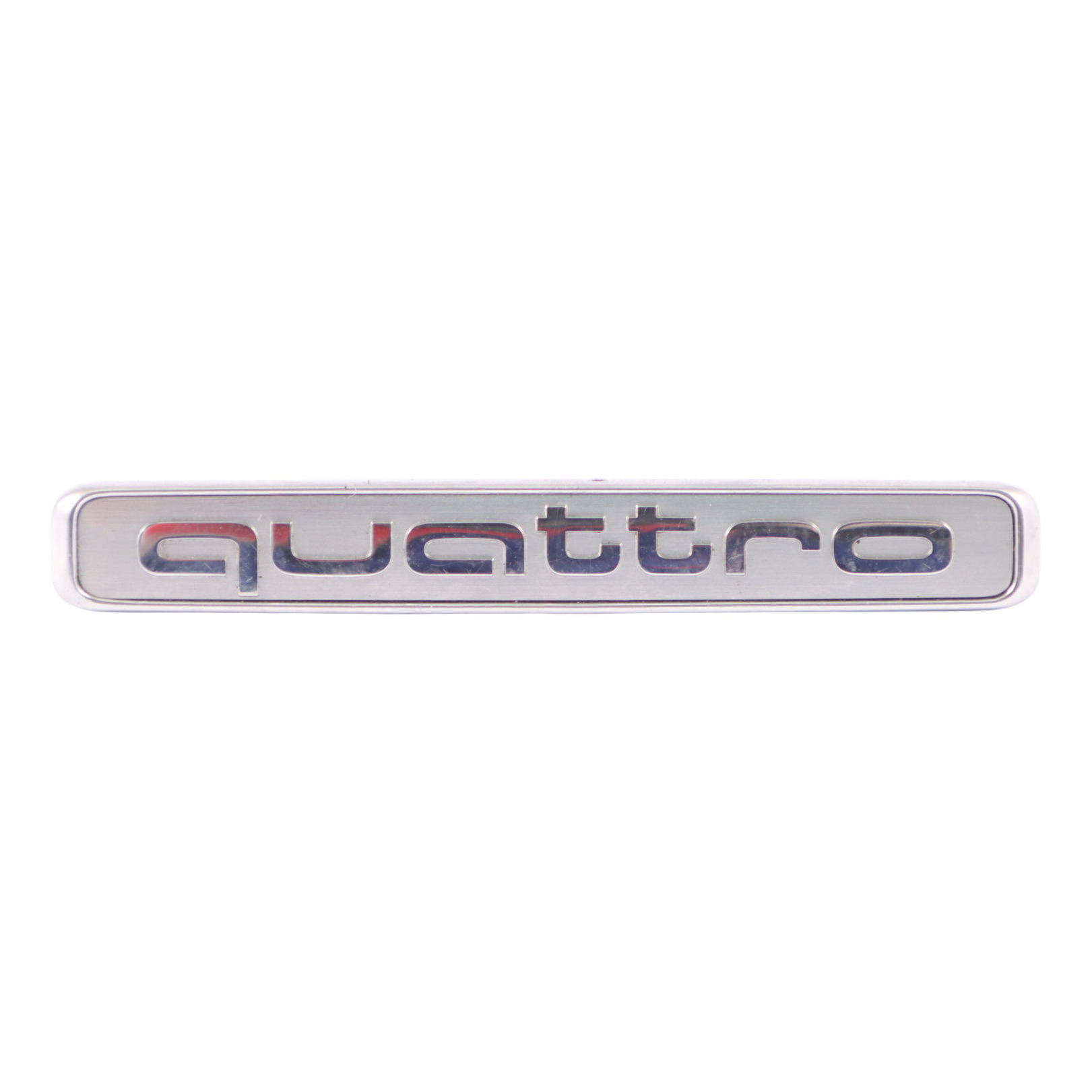 Audi A4 B9 Dashboard Trim Emblem Schriftzug Quattro Aluminium 8W0853191