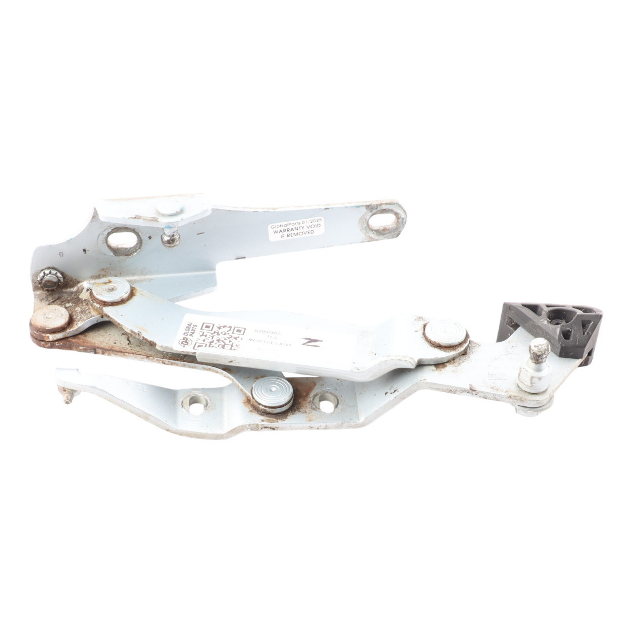 Mercedes W209 Cabrio Trunk Hinge Rear Right O/S Tellurium Silver - 762 