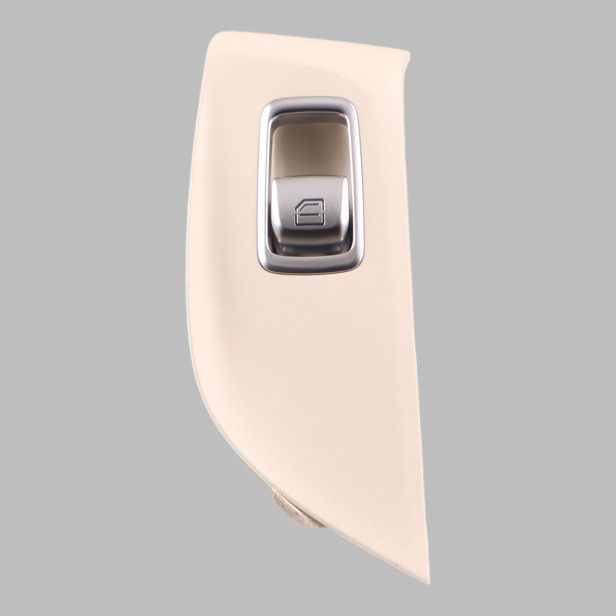 Mercedes W213 Door Card Switch Trim Cover Frame Rear Right O/S Beige A2137372000