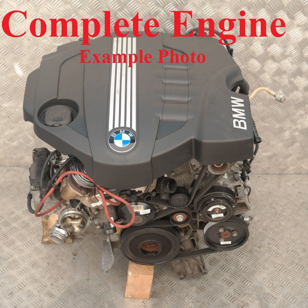 BMW E60 E61 LCI Diesel 520d N47 Nackter Motor N47D20A Neue Steuerkette WARRANT