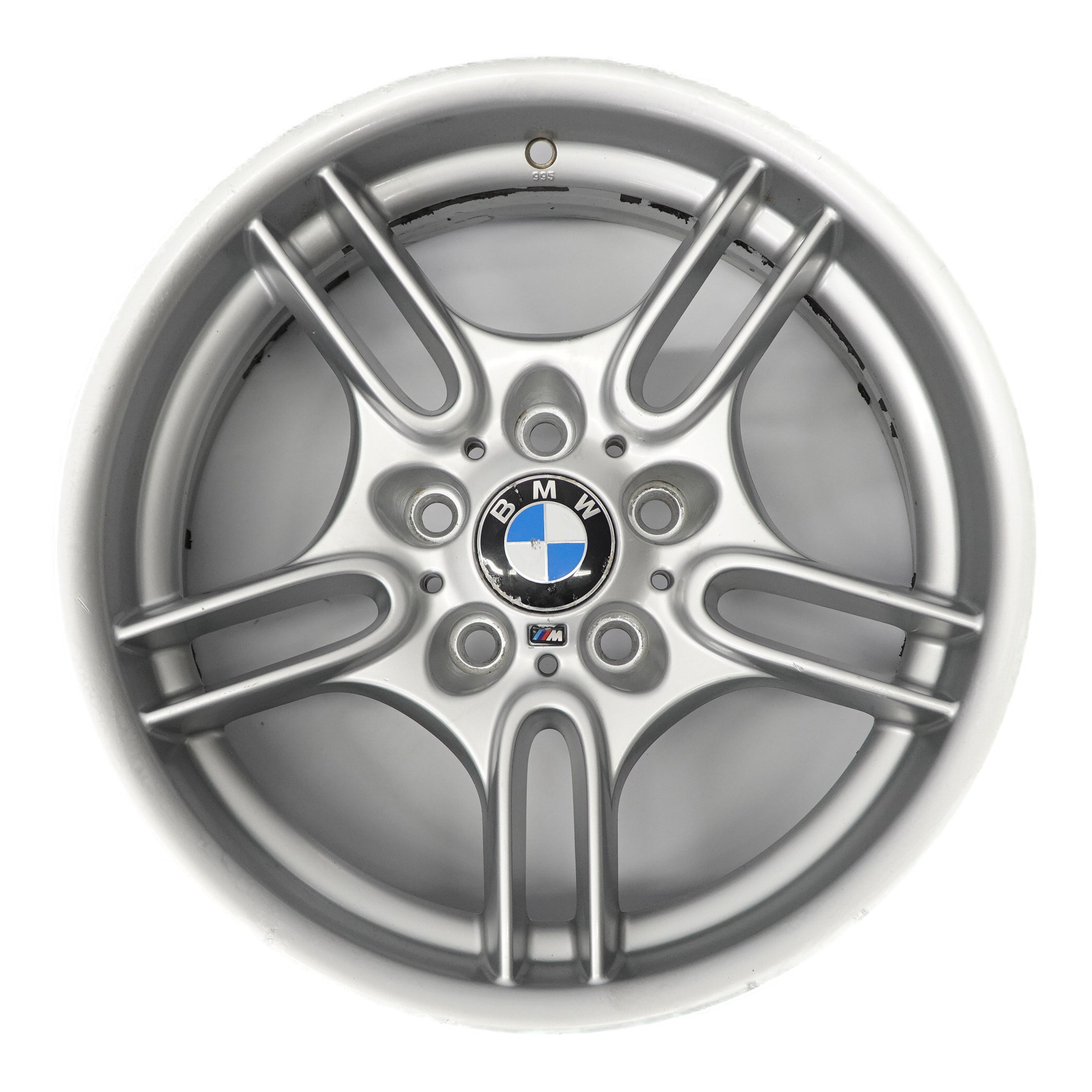 BMW E39 Silberne Leicht metall felge 17" 8J ET:20 M Parallelspeiche 66 2228995