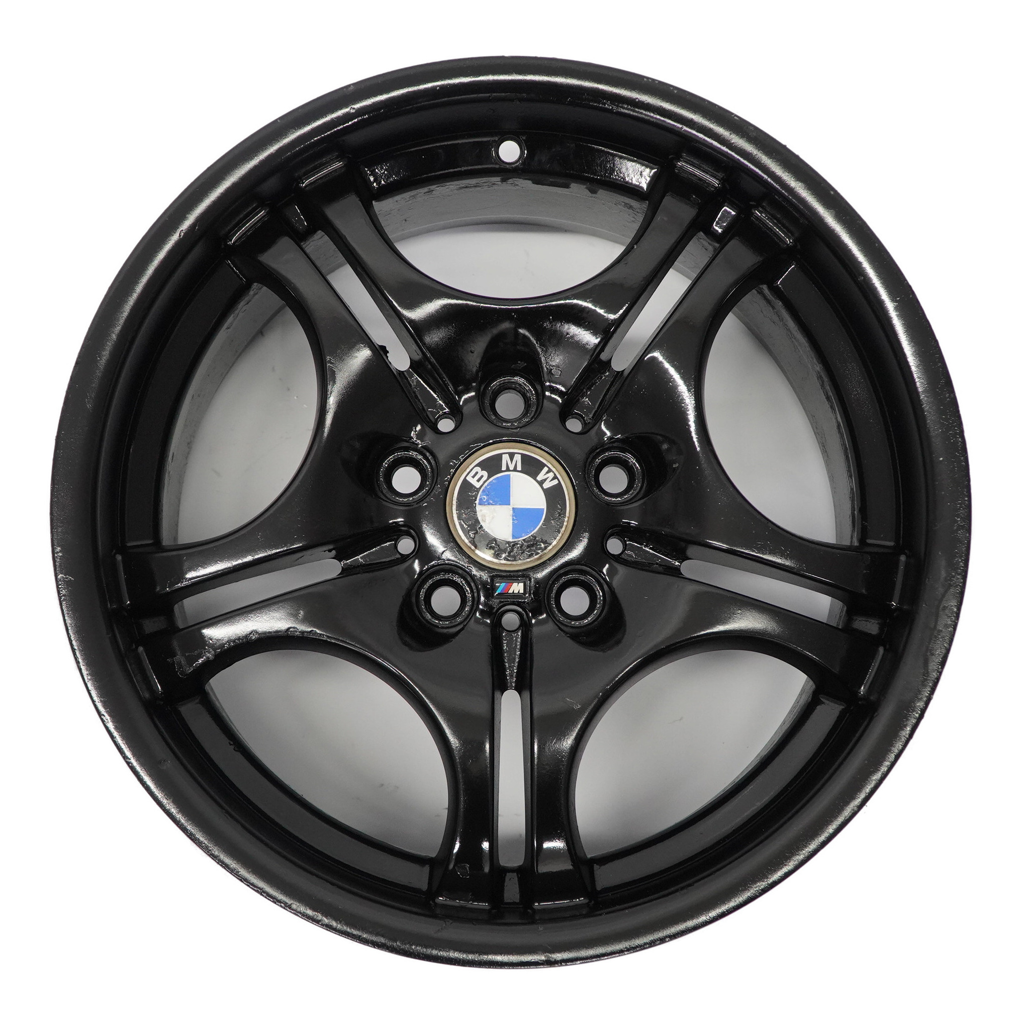 BMW E46 Hinterrad Schwarz Felge 17" M Doppel speiche 68 8,5J ET:50 2229135