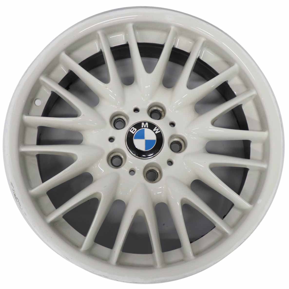 BMW E46 Front White Wheel Alloy Rim V spoke 72 18" 8J ET:47 2229145