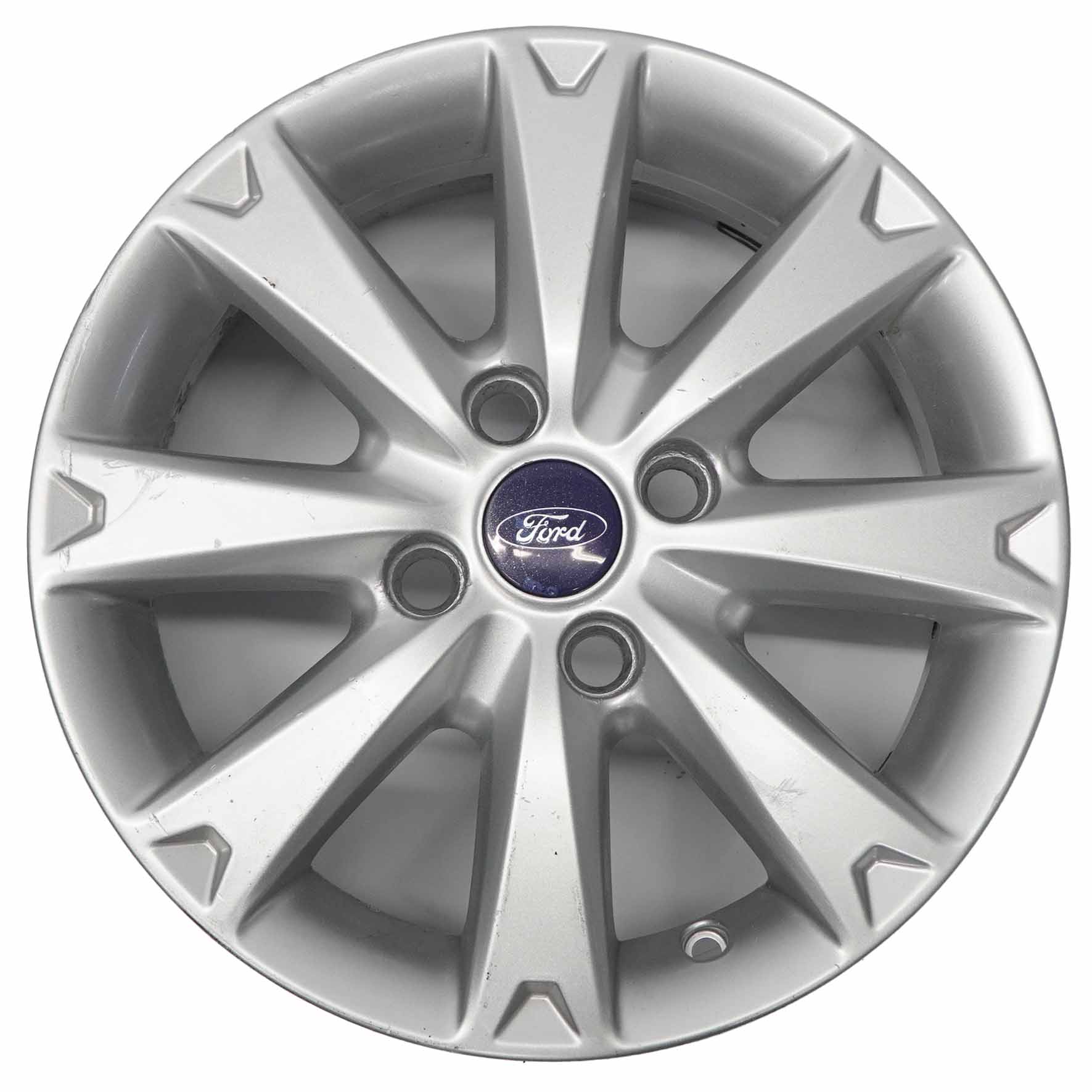 Ford Fiesta MK7 Silberne Leichtmetallfelge 15" 6J ET:47,5 7-Loch 8V21-1007-GA