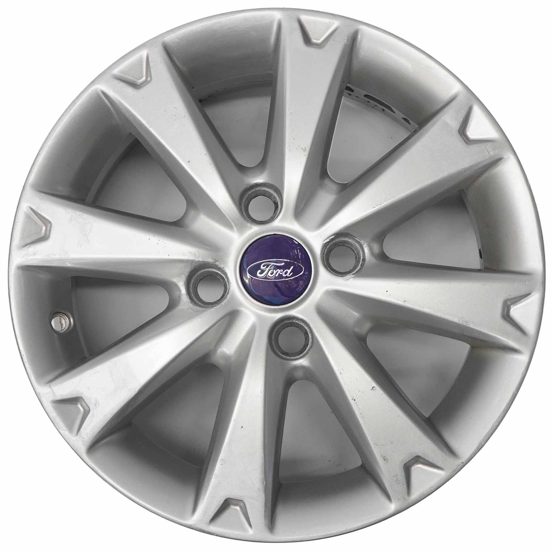 Ford Fiesta MK7 Silberne Leichtmetallfelge 15" 6J ET:47,5 7-Loch 8V21-1007-GA