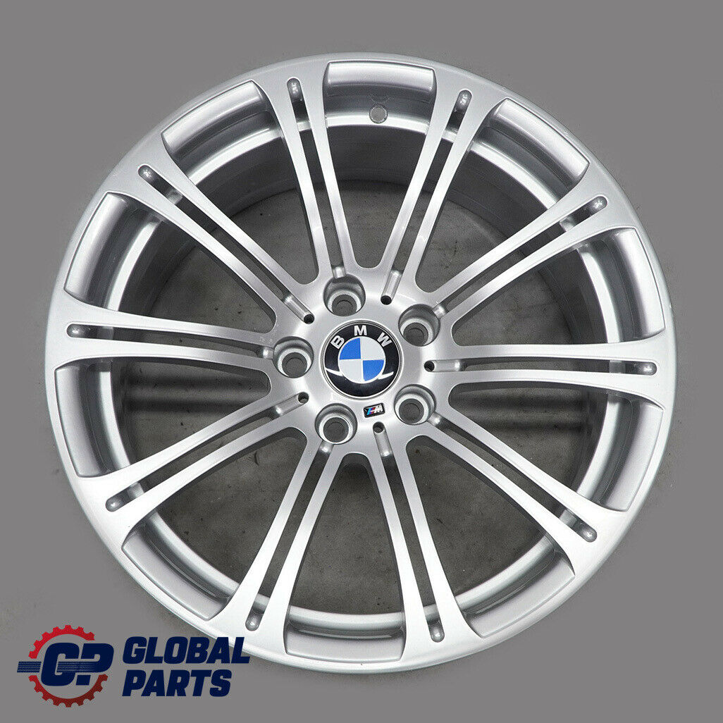 BMW E90 E92 M3 Silber Hinten Felge Alufelge 19" 9,5J ET:23 Doppelspeiche 220