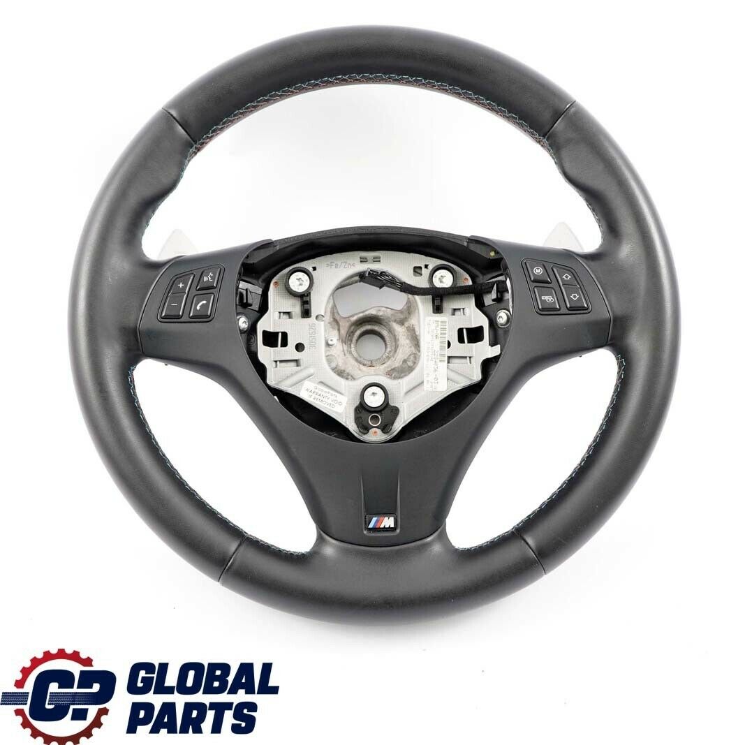 BMW 3 Series E90 E92 E93 M3 Leather M-Sport Thick Steering Wheel Paddle Shift