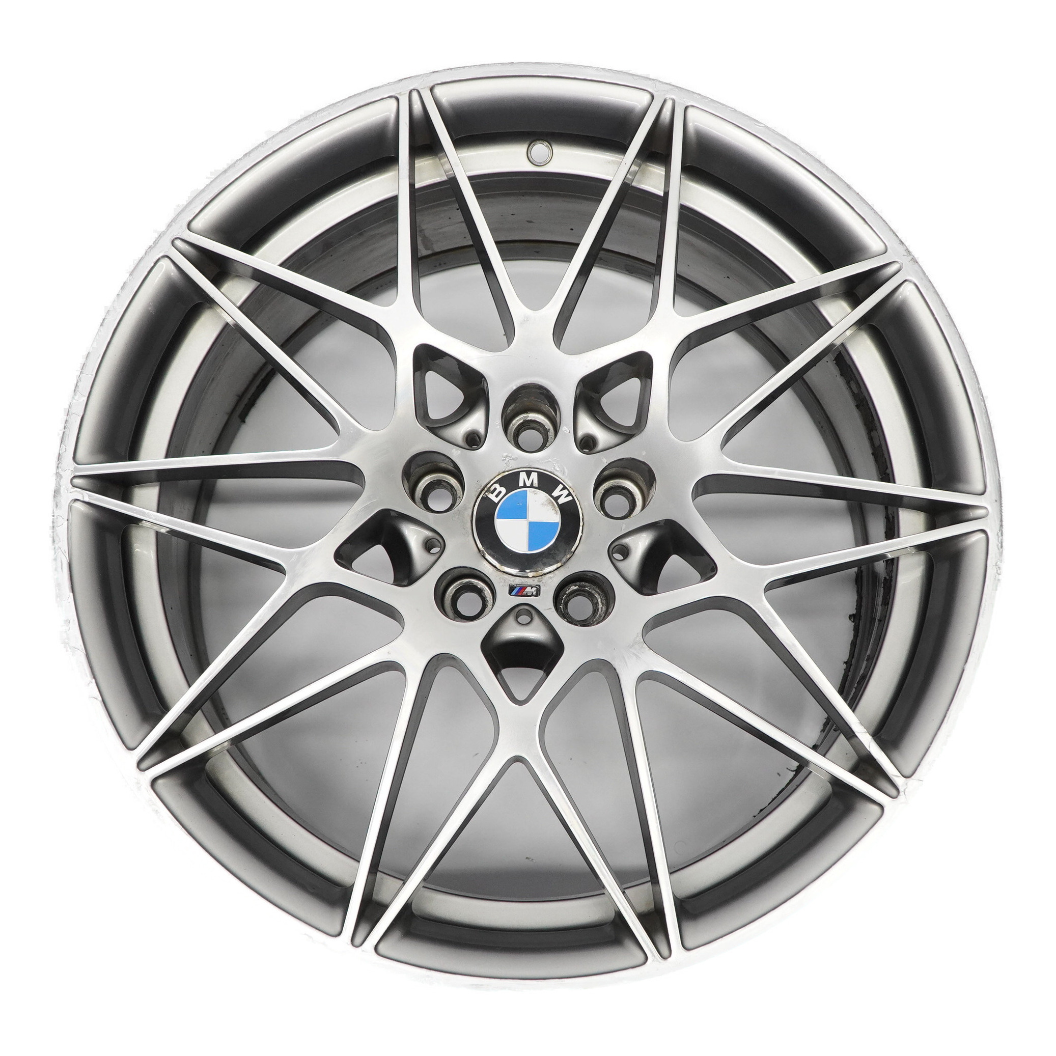 BMW F80 M3 Ferric Grau Hinterrad Felge 20" M Sternspeiche 666 10J 2287501