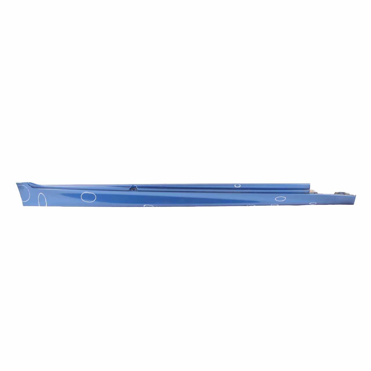 BMW F10 Side Skirt M5 M Sport Door Sill Cover Right O/S Monte Carlo Blue - B05