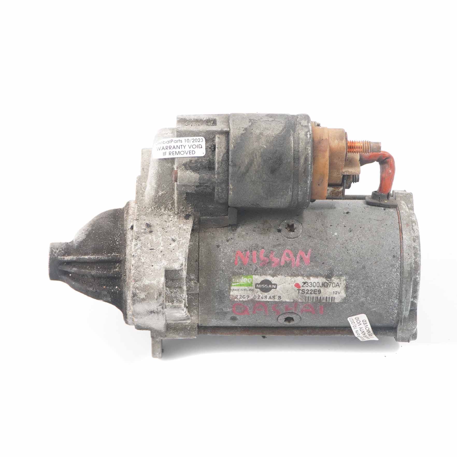 Nissan Qashqai Diesel Engine Starter Motor Actuator Starter 23300JG70A