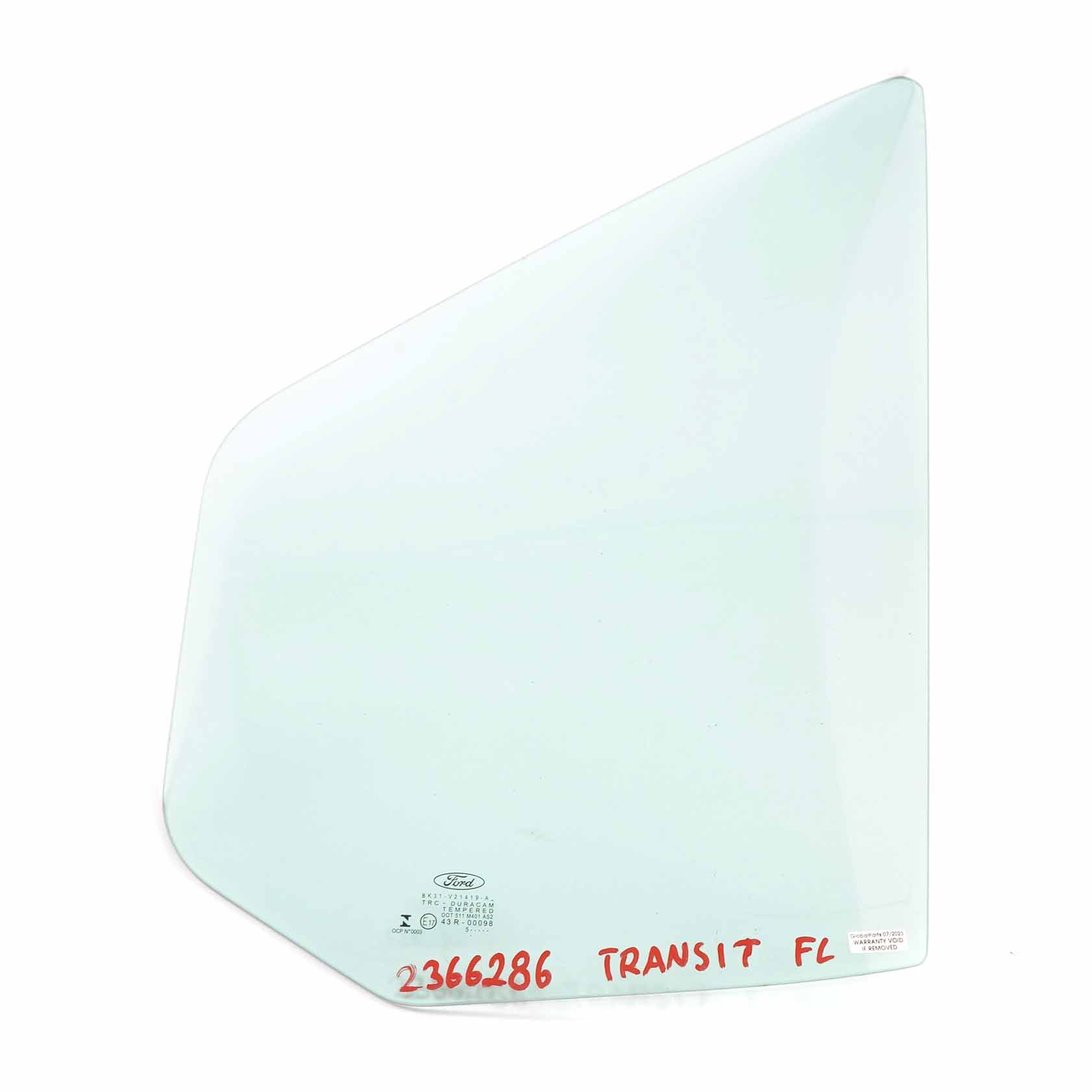 Ford Transit Window Quarter Glass Front Door Left N/S Glazing AS2 BK31V21419A