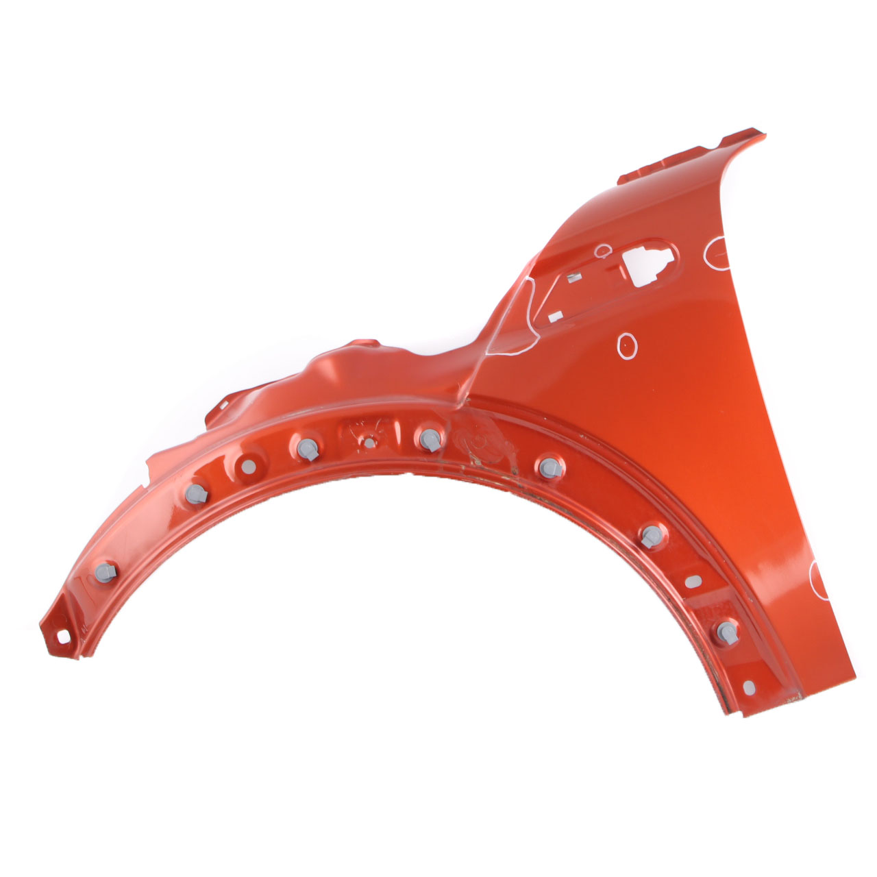 Mini Cooper R55 R56 R57 Side Panel Front Left Wing N/S Spice Orange - B23