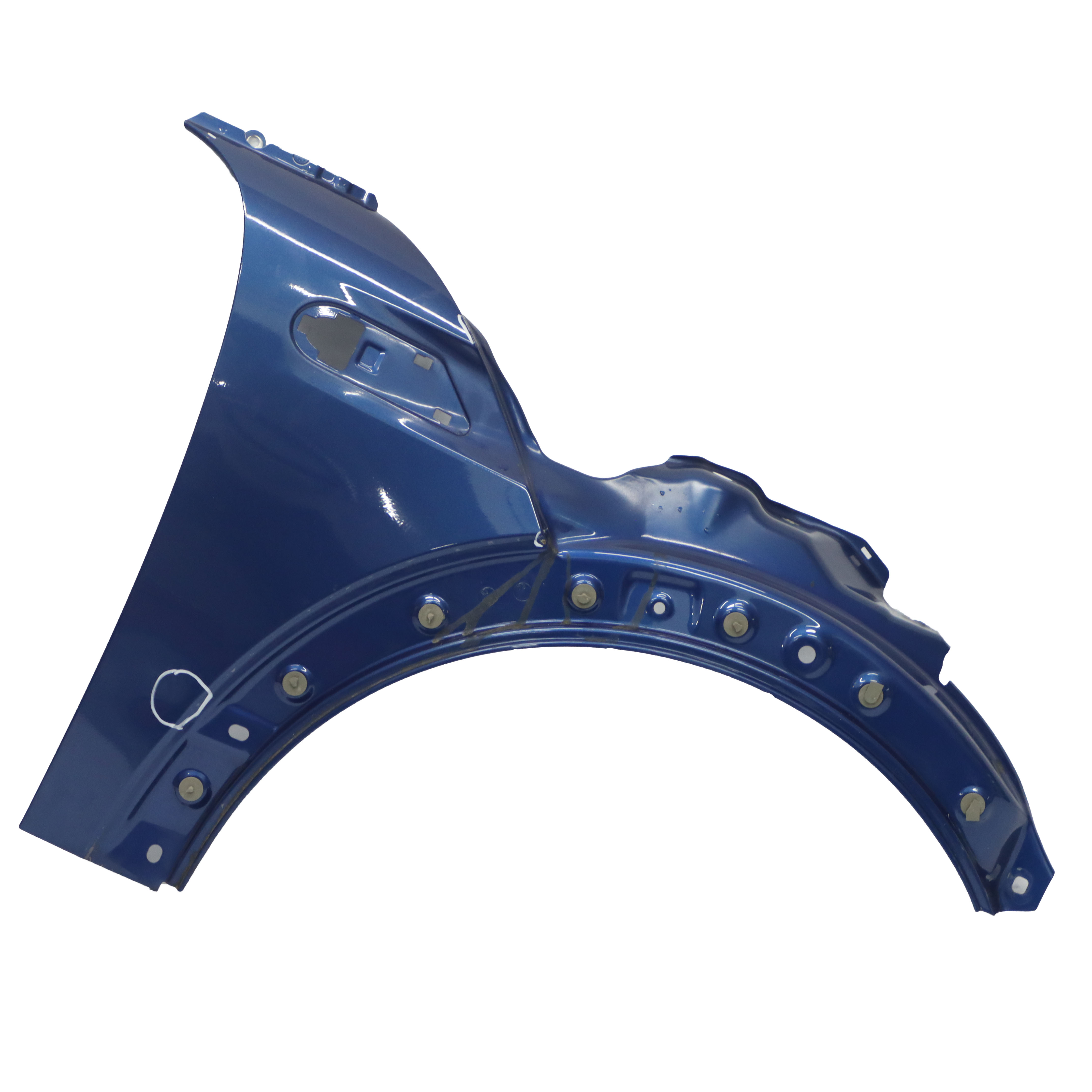 Mini R56 R57 Side Panel Front Right Wing O/S Lightning Blue Metallic - A63