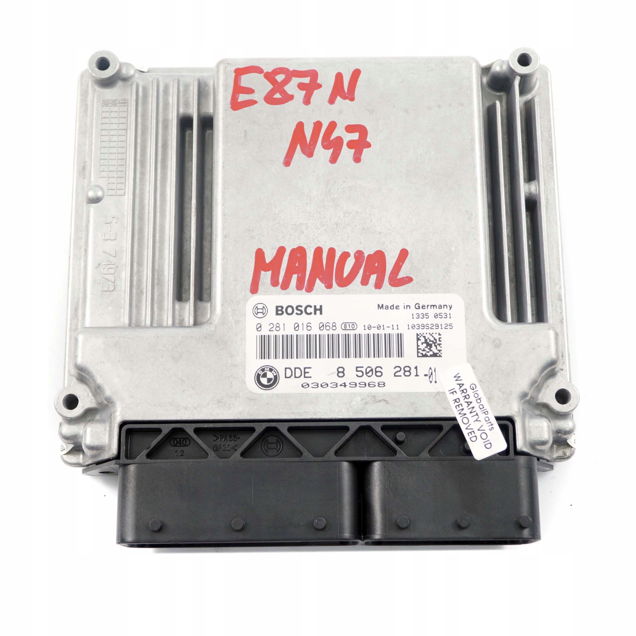 BMW E81 E87 E90 LCI 116d 316d 118d 318d N47 Engine ECU DDE 8506281 Manual